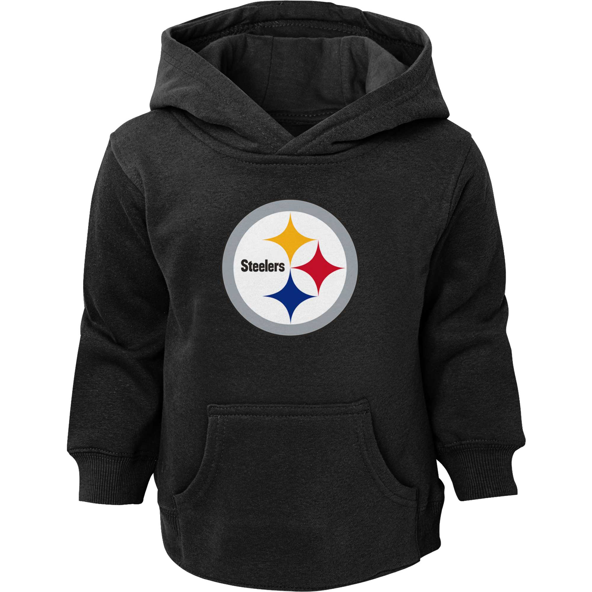 Outerstuff Steelers Team Logo Pullover Hoodie - Youth