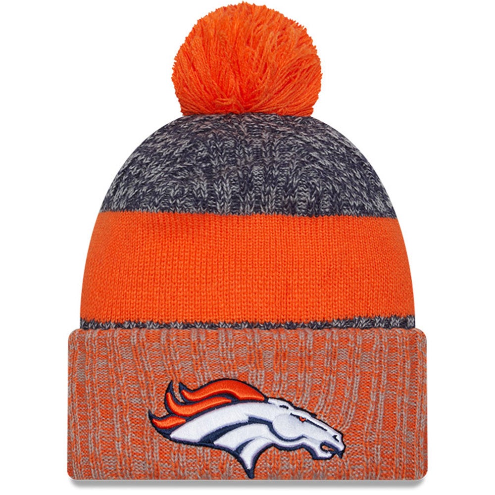 New Era Men's Denver Broncos Sideline Sport Knit Beanie