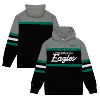 Mitchell & Ness Youth Philadelphia Eagles Wordmark Green Pullover Hoodie