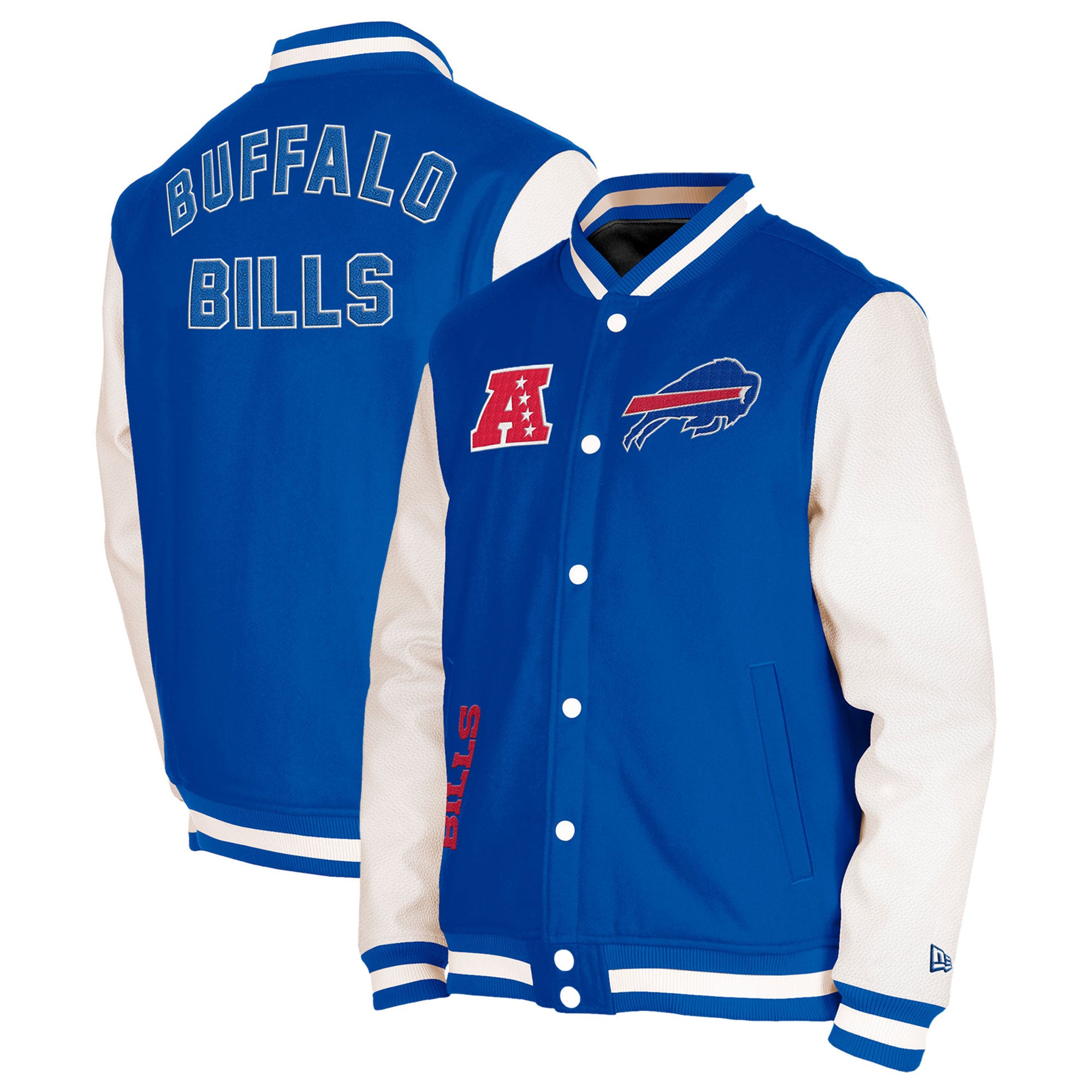 New Era Bills Third Down Varsity Full-Snap Jacket