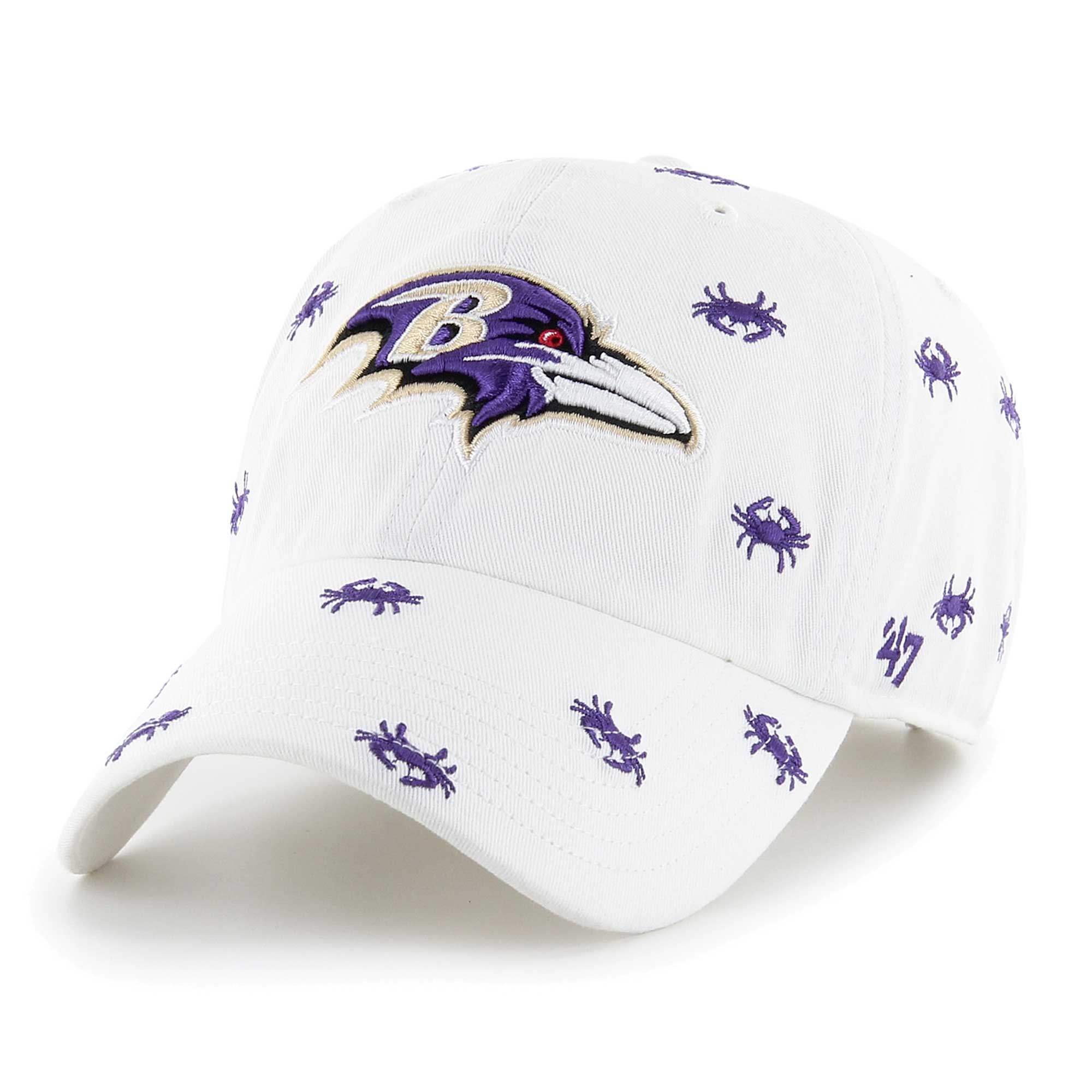 '47 Brand Baltimore Ravens Clean Up Adjustable Hat - Purple