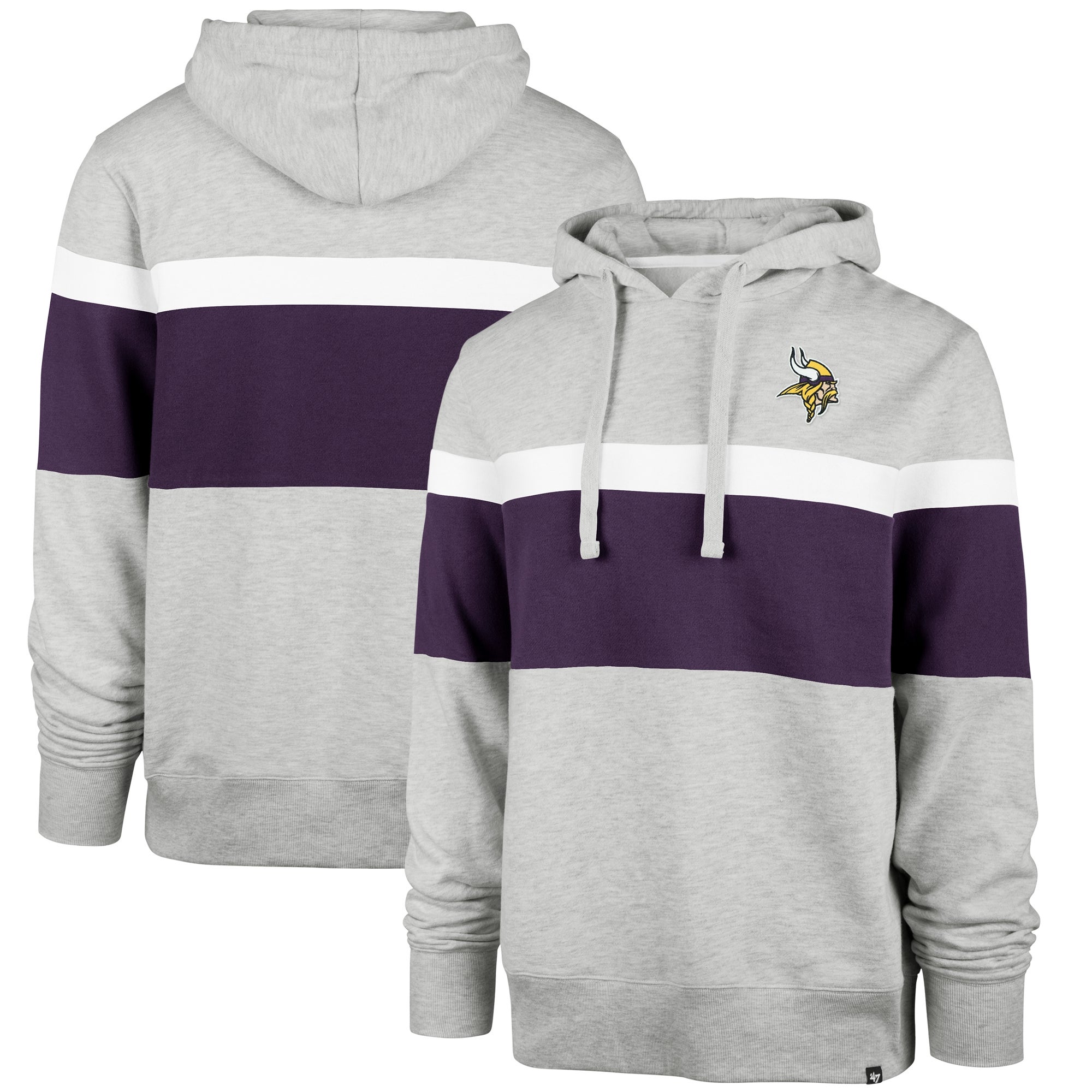 47 Brand Men's Purple Minnesota Vikings Field Franklin Pullover Hoodie -  Macy's