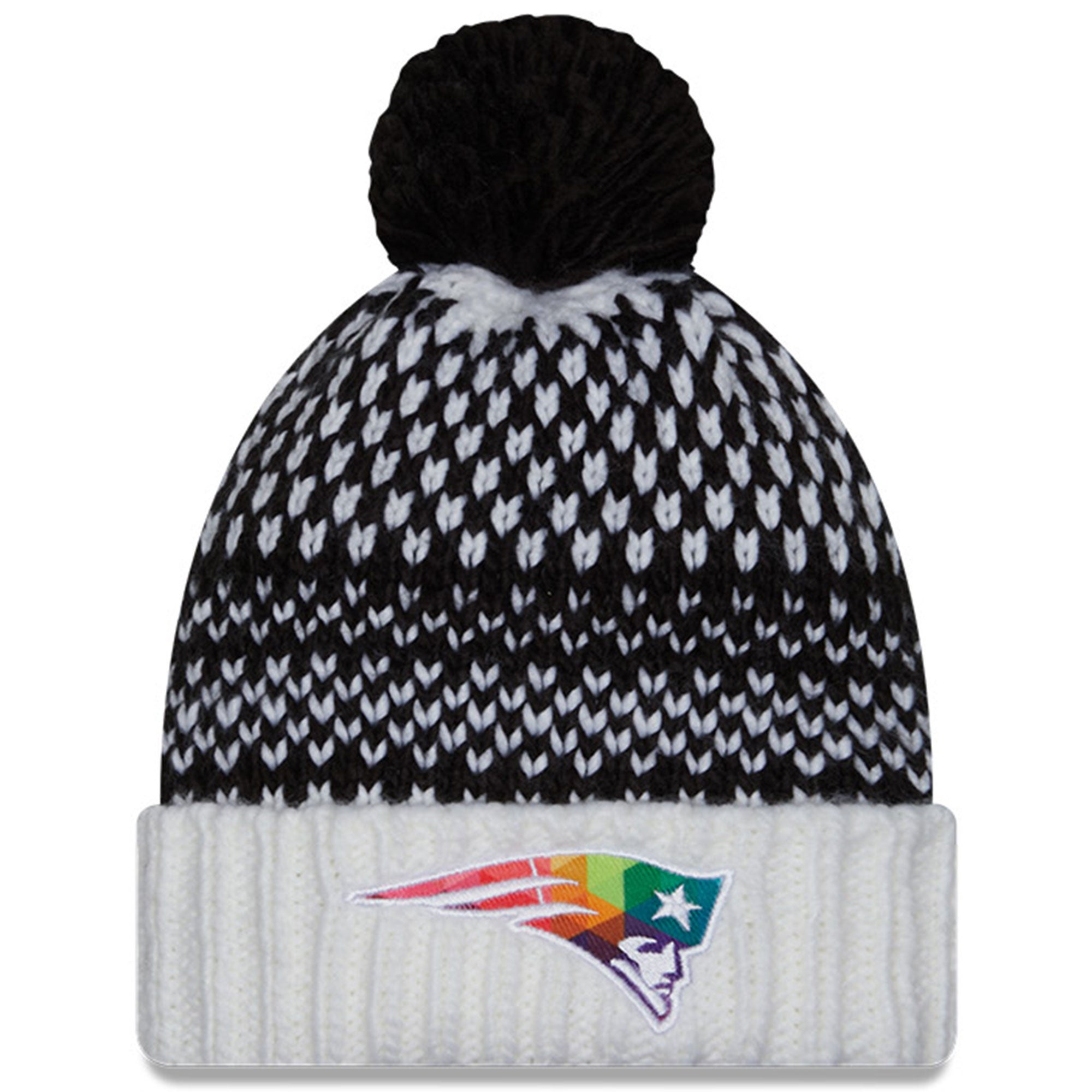 New Era Patriots 2023 Crucial Catch Pom Knit Hat | Foot Locker