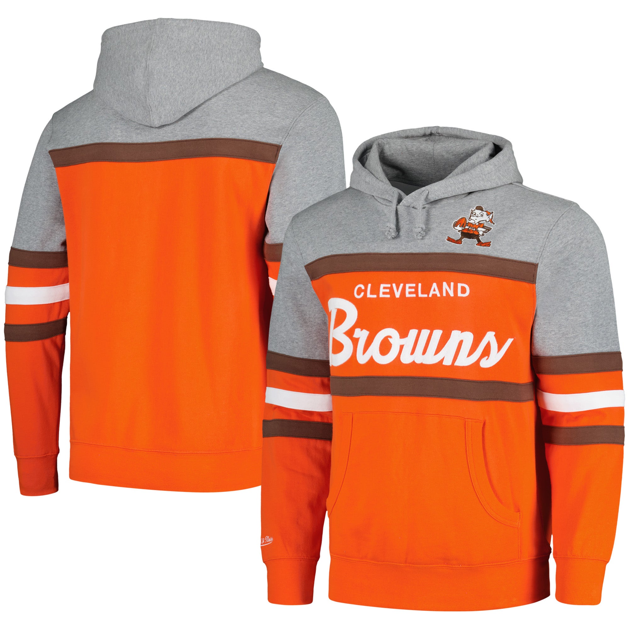 Mitchell & Ness Browns Head Coach Pullover Hoodie