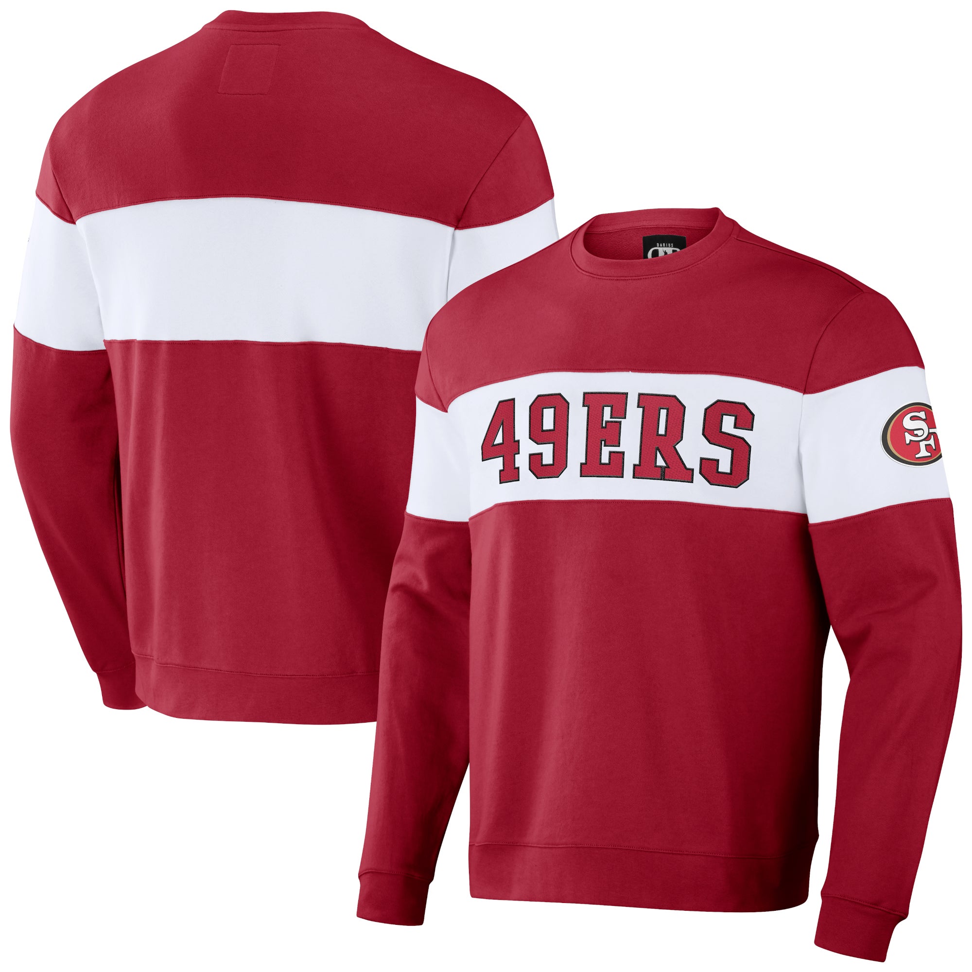 NFL x Darius Rucker Collection by Fanatics 49ers Team Color & Pullover  Sweatshirt