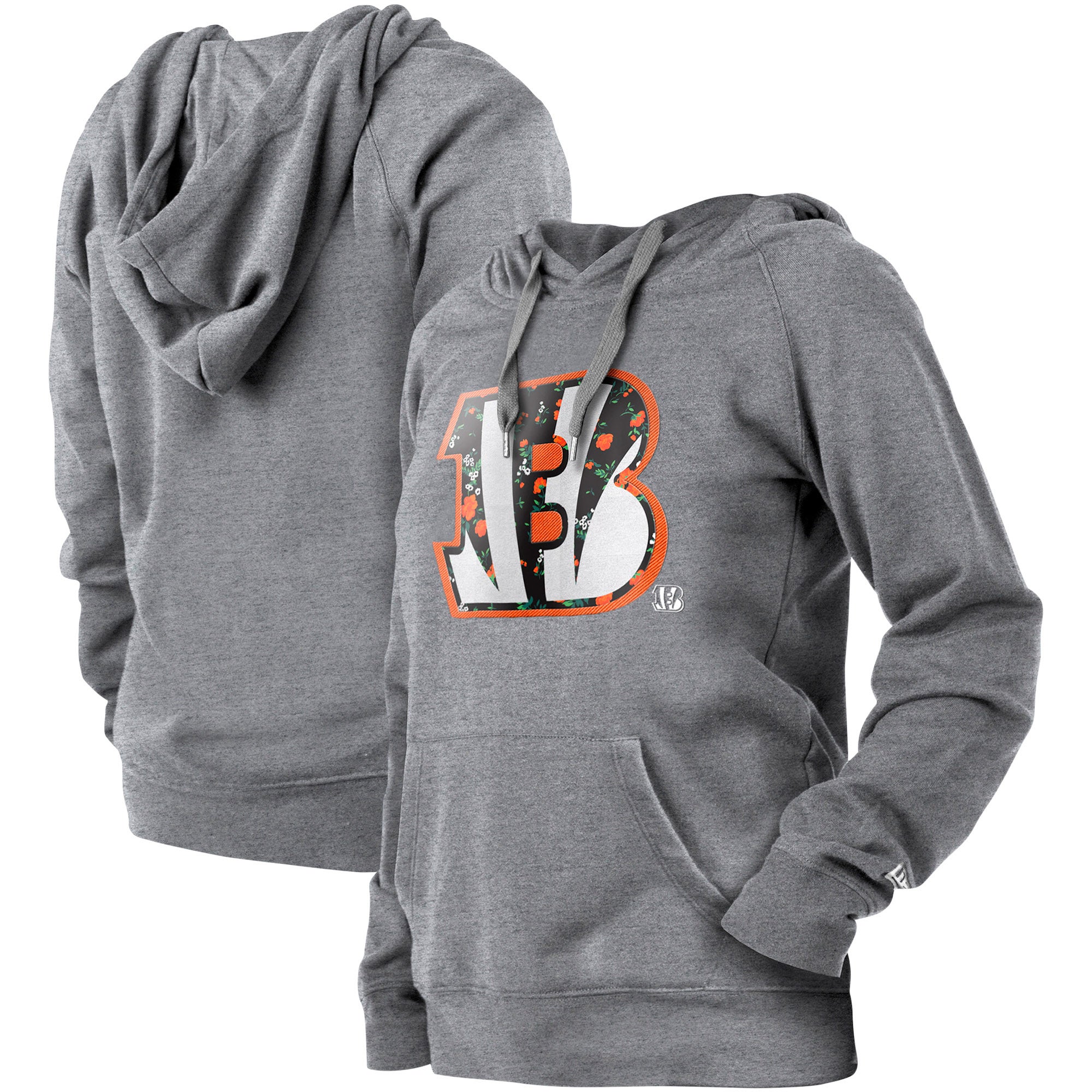 New Era Bengals Floral Pullover Hoodie