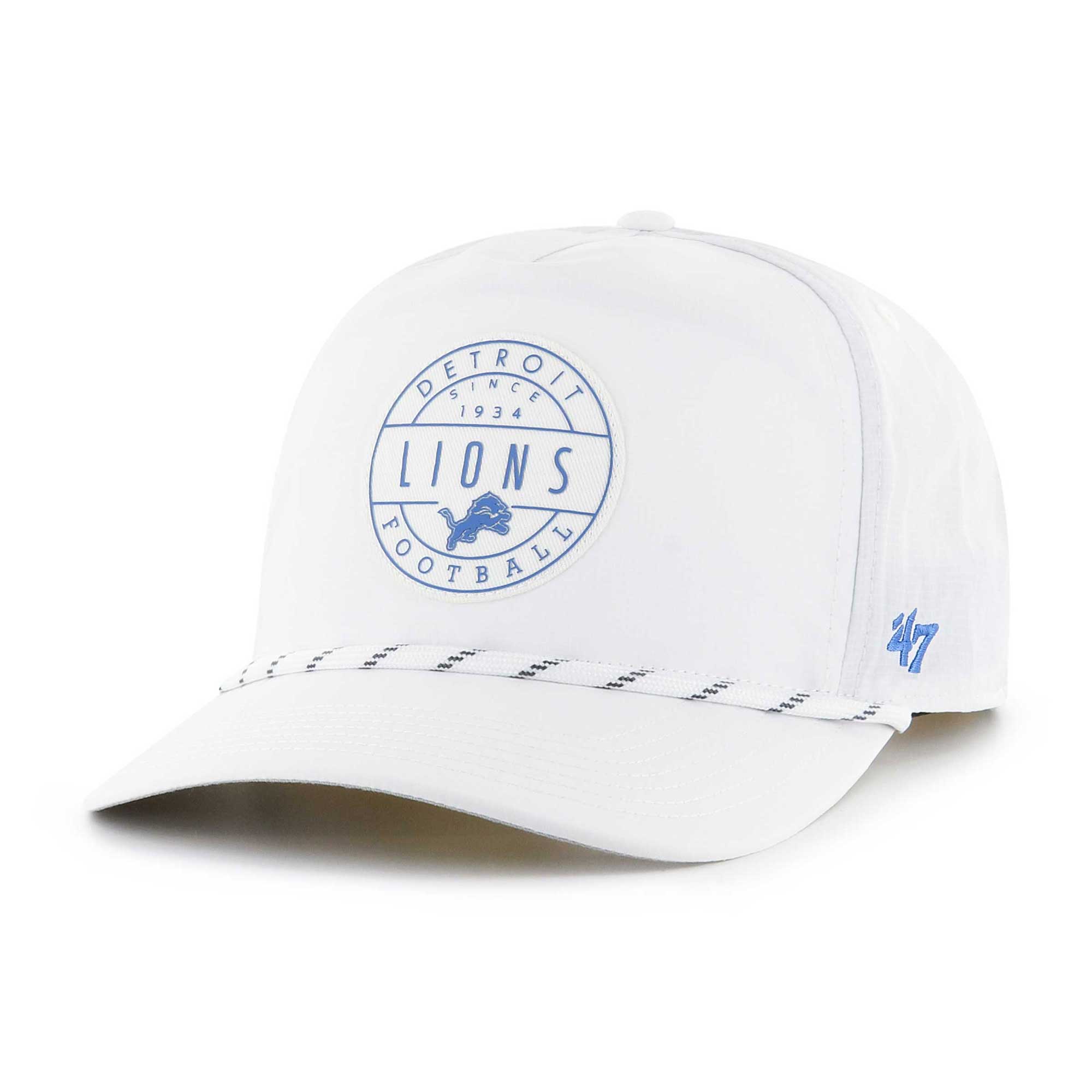 47 Brand Blue Detroit Lions Franchise Logo Adjustable Hat for Men