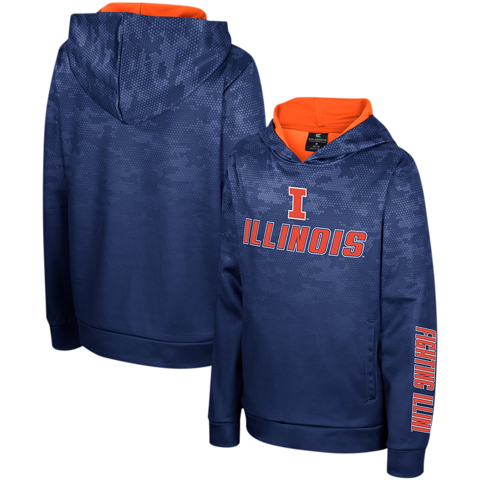 Colosseum Illinois High Voltage Pullover Hoodie | Foot Locker