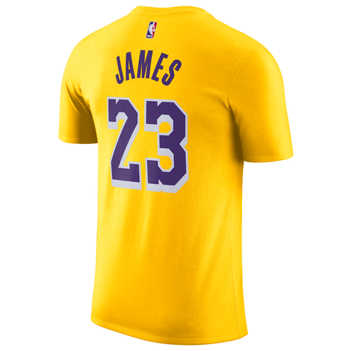Nike Mens Lebron James Lakers Name & Number T-Shirt - - Amarillo