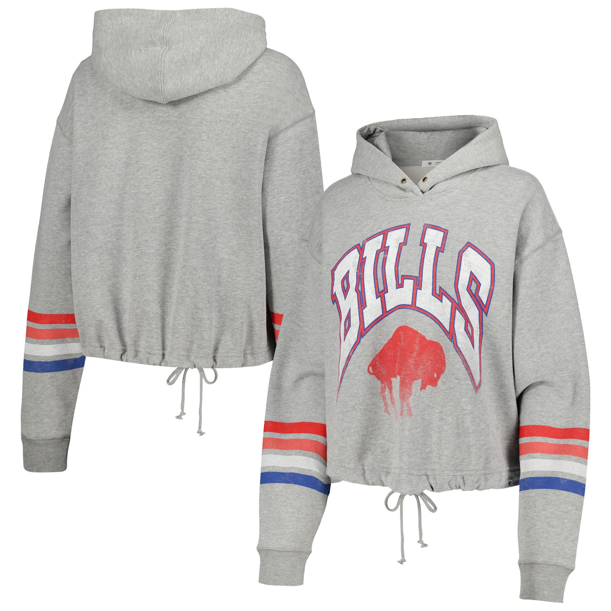 '47 Women's Buffalo Bills Upland Grey Hoodie