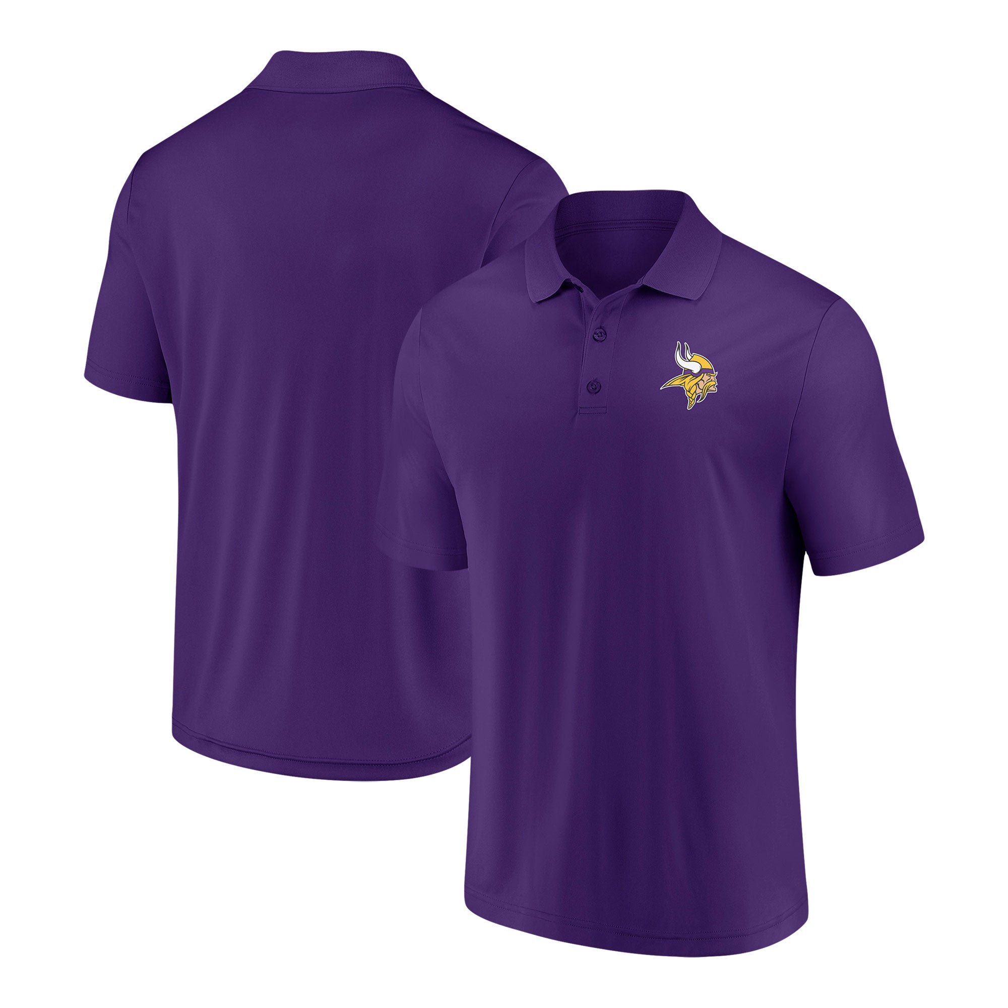 Men's Fanatics Branded Black Minnesota Vikings Component Polo