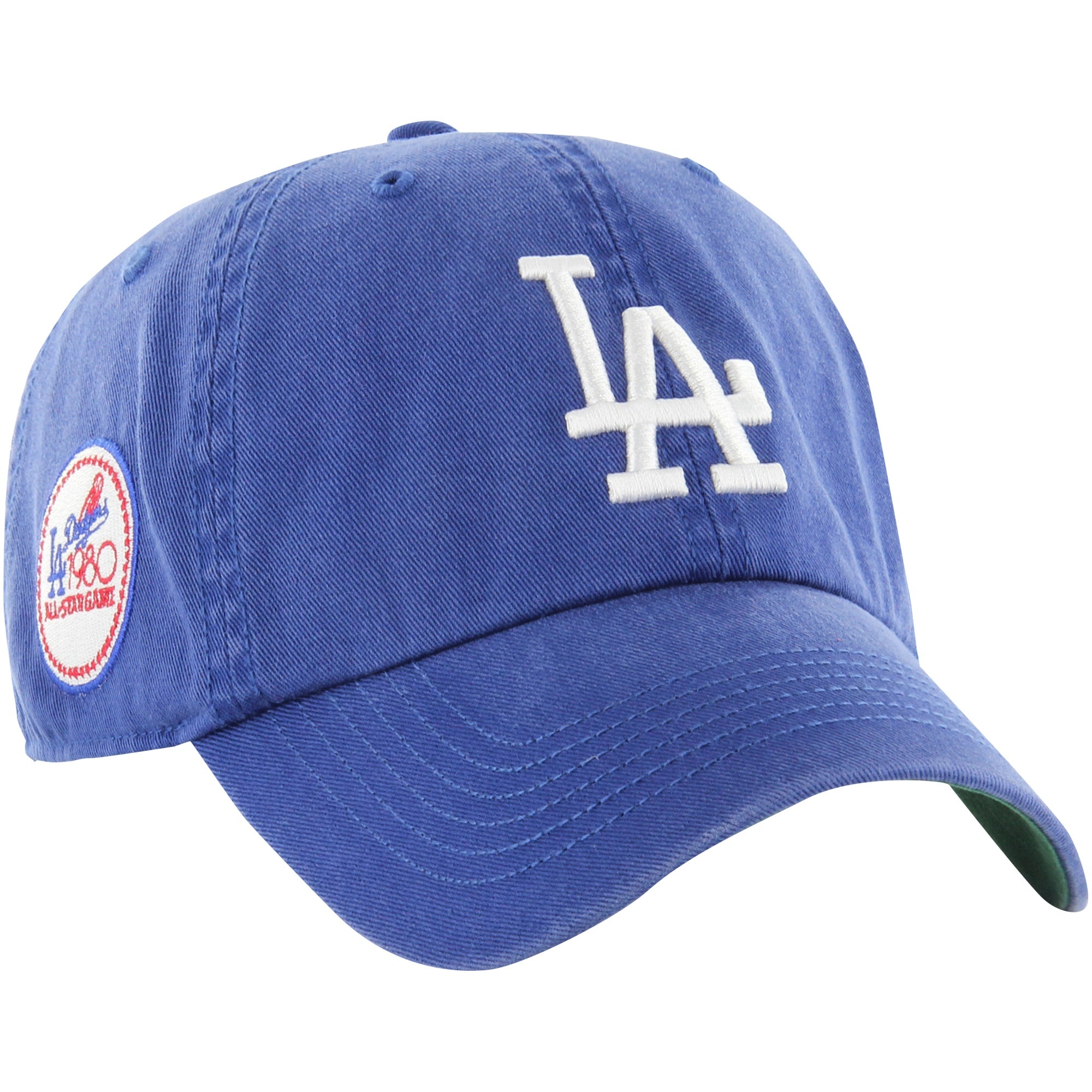 Men's '47 Royal Los Angeles Dodgers Sure Shot Classic Franchise Fitted Hat Size: Small