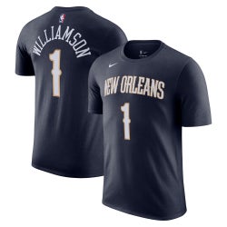 Men's - Nike Pelicans Name & Number T-Shirt - Navy
