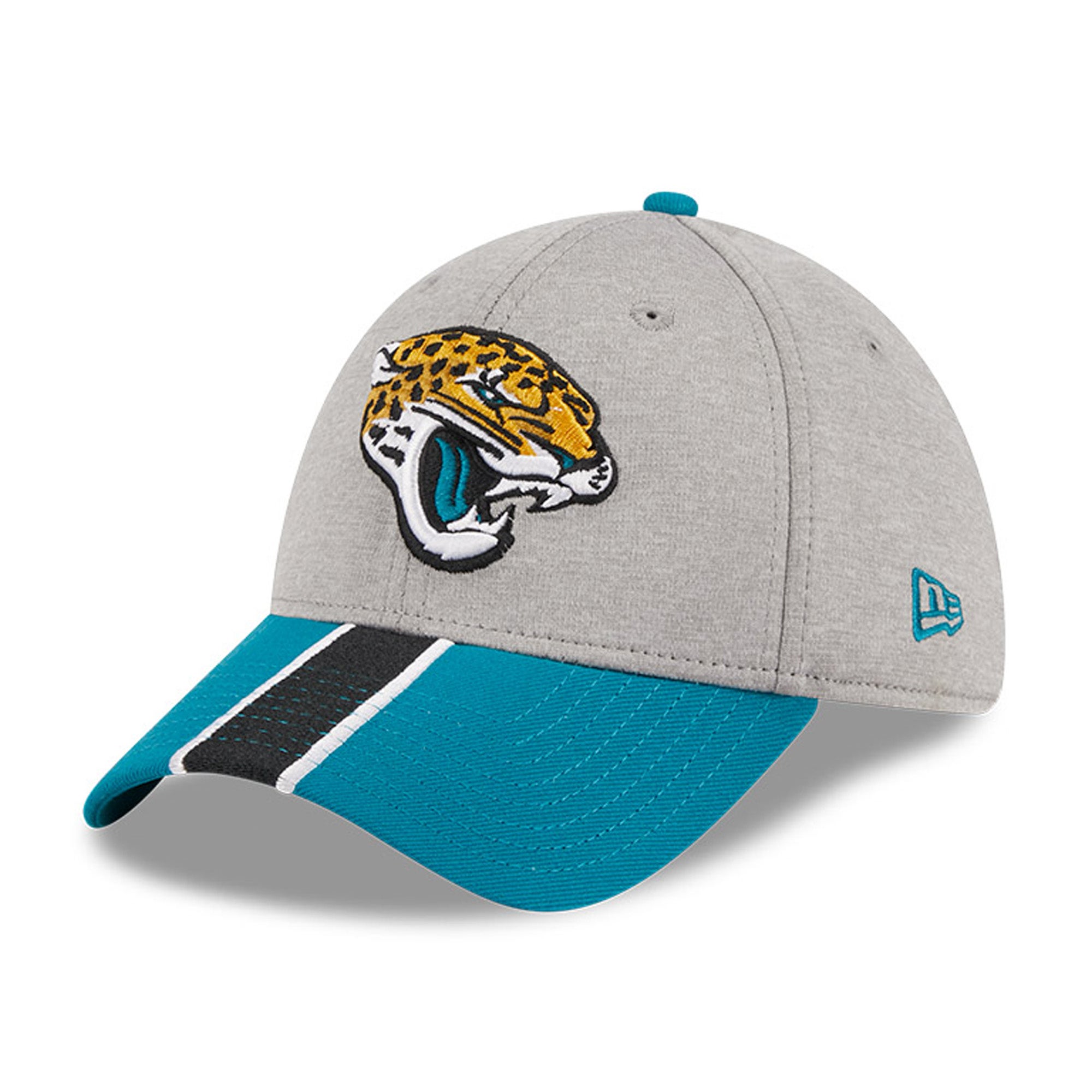 New Era Jaguars Striped 39THIRTY Flex Hat