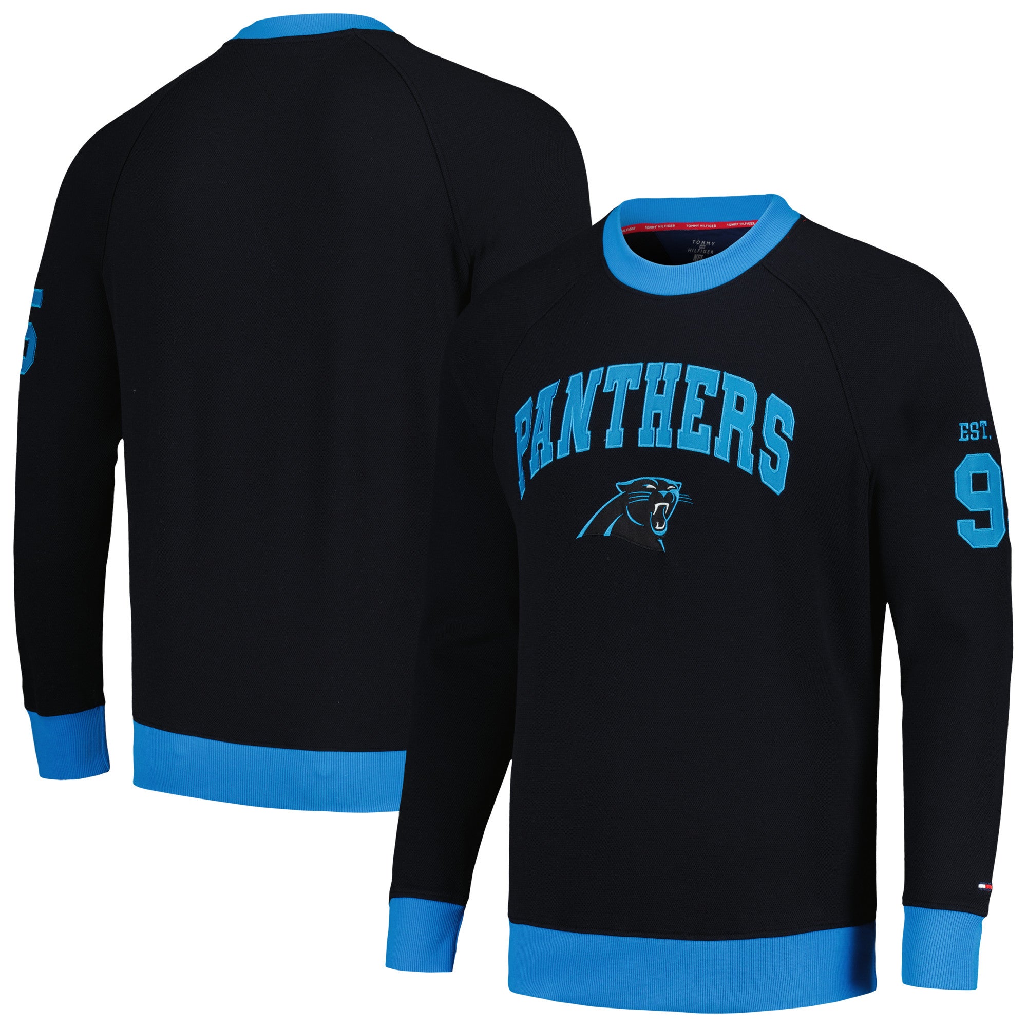 Officially Licensed NFL Women's Carolina Panthers Long Sleeve T-Shirt