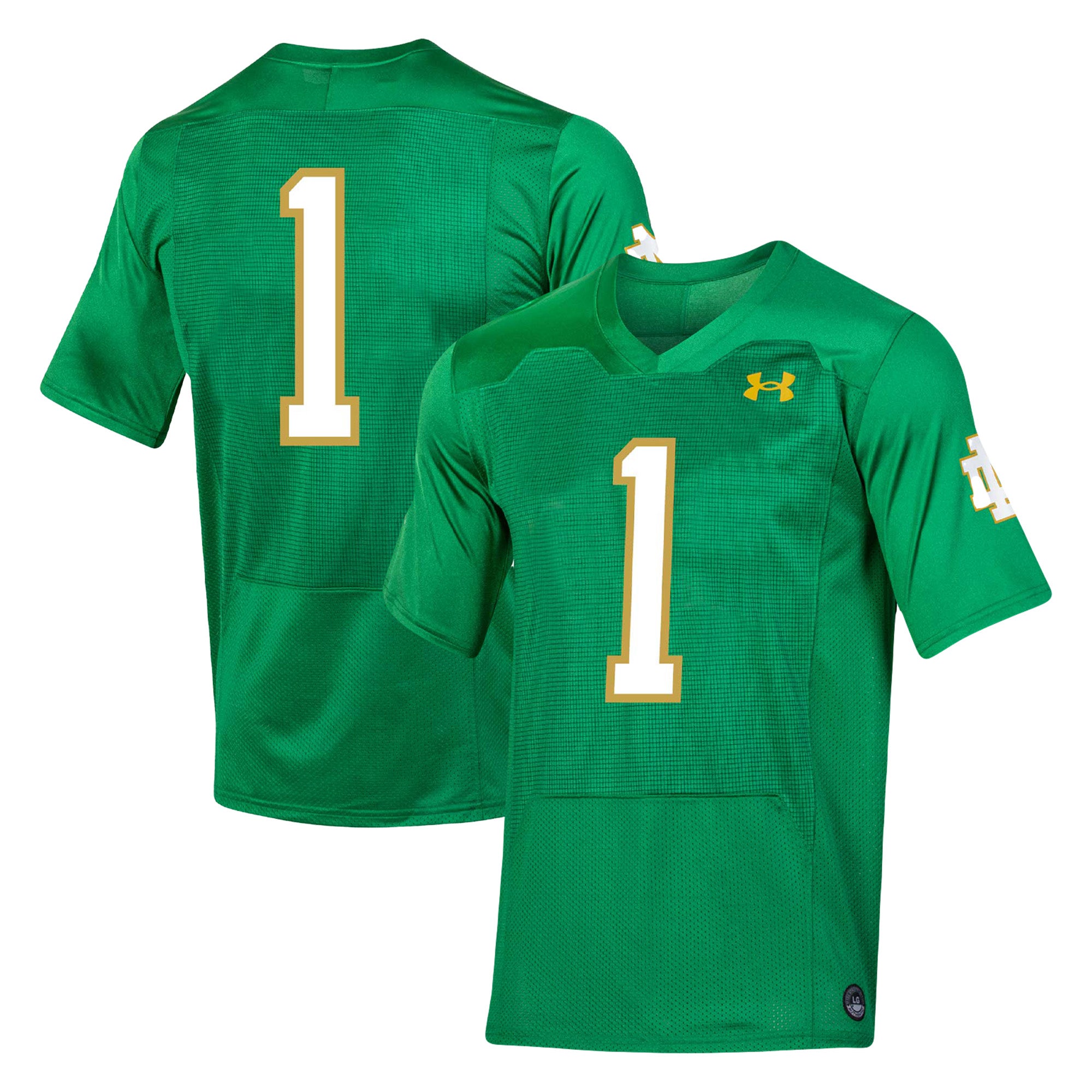 Under armour shop notre dame jersey