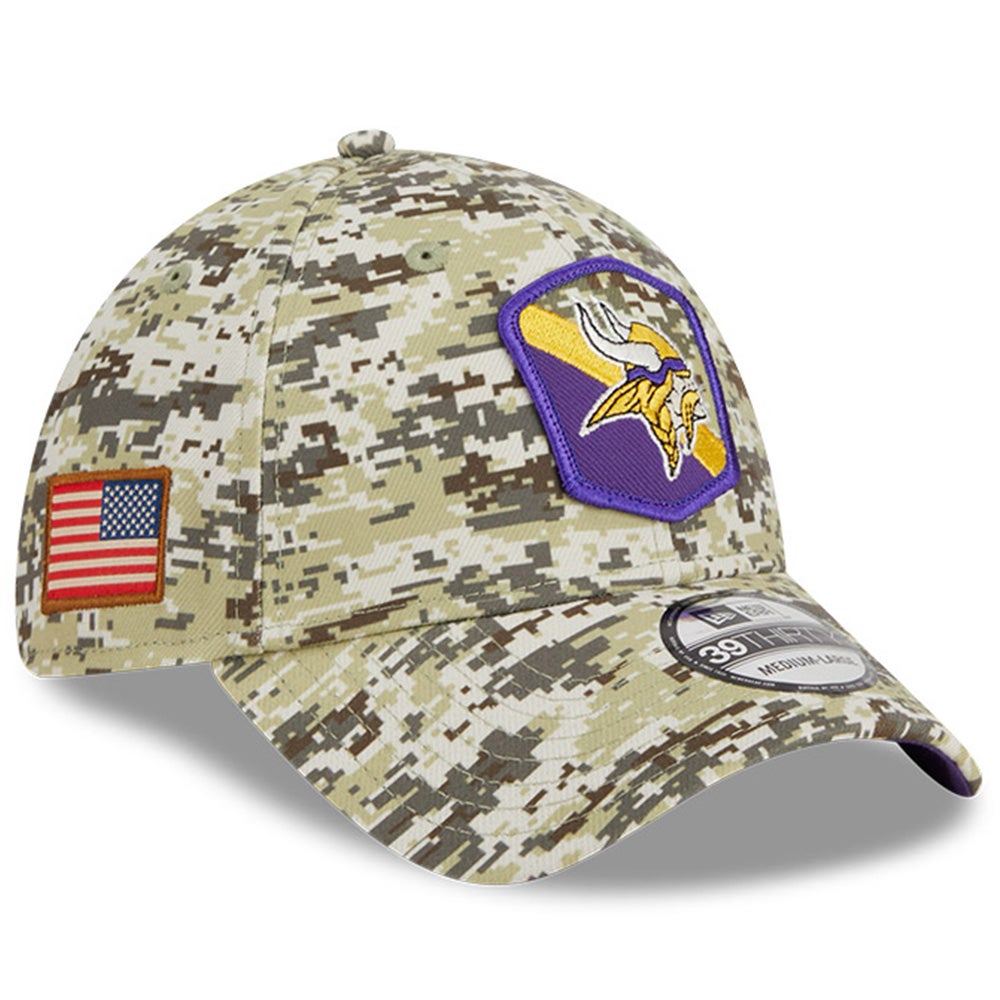 Minnesota Vikings New Era NFL Sideline Flexfit Hat L/XL