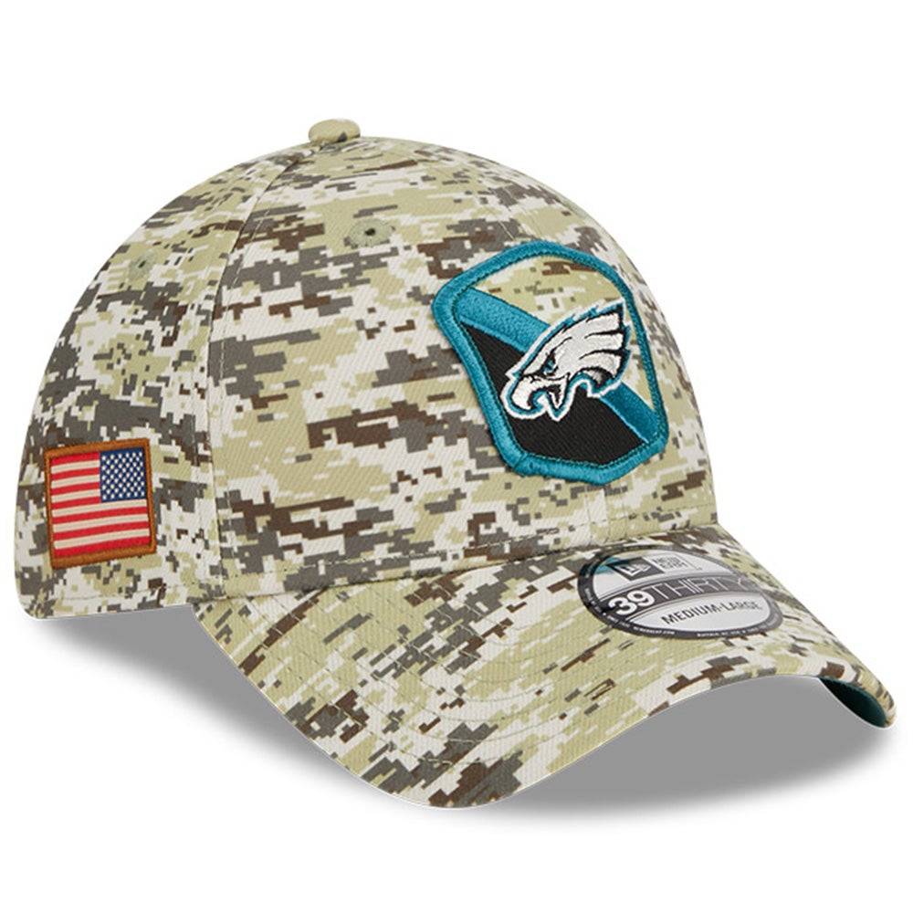 New Era, Accessories, Philadelphia Eagles Salute To Service Fitted Hat