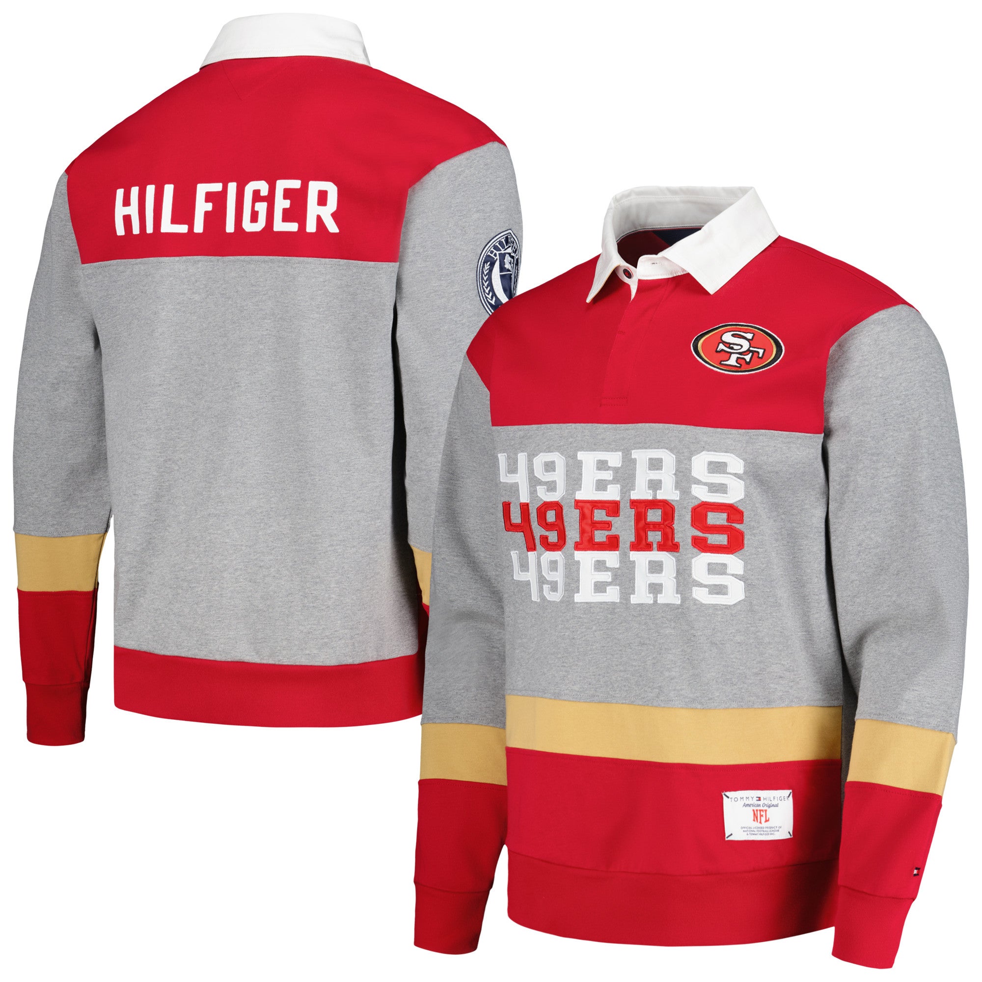 Tommy Hilfiger 49ers Connor Oversized Rugby Long Sleeve Polo