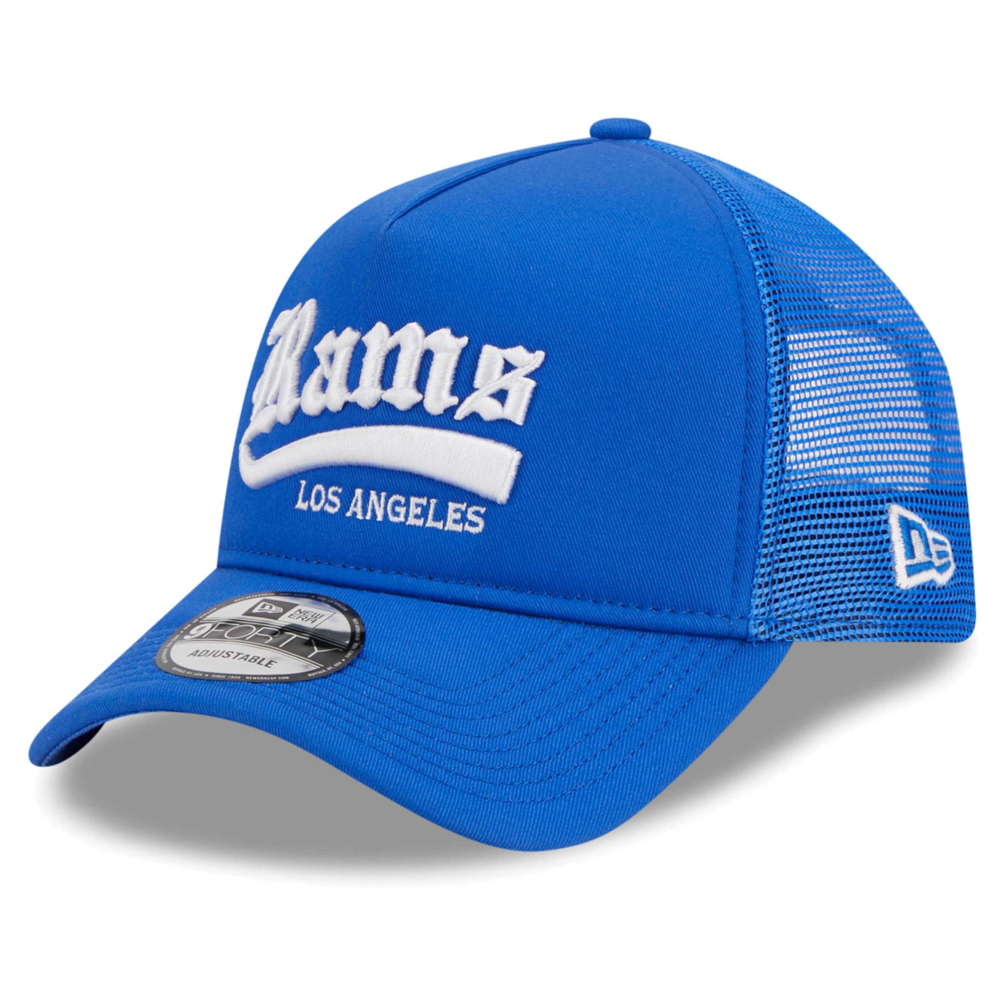 Women's New Era Royal Los Angeles Rams Simple 9FORTY Adjustable Hat