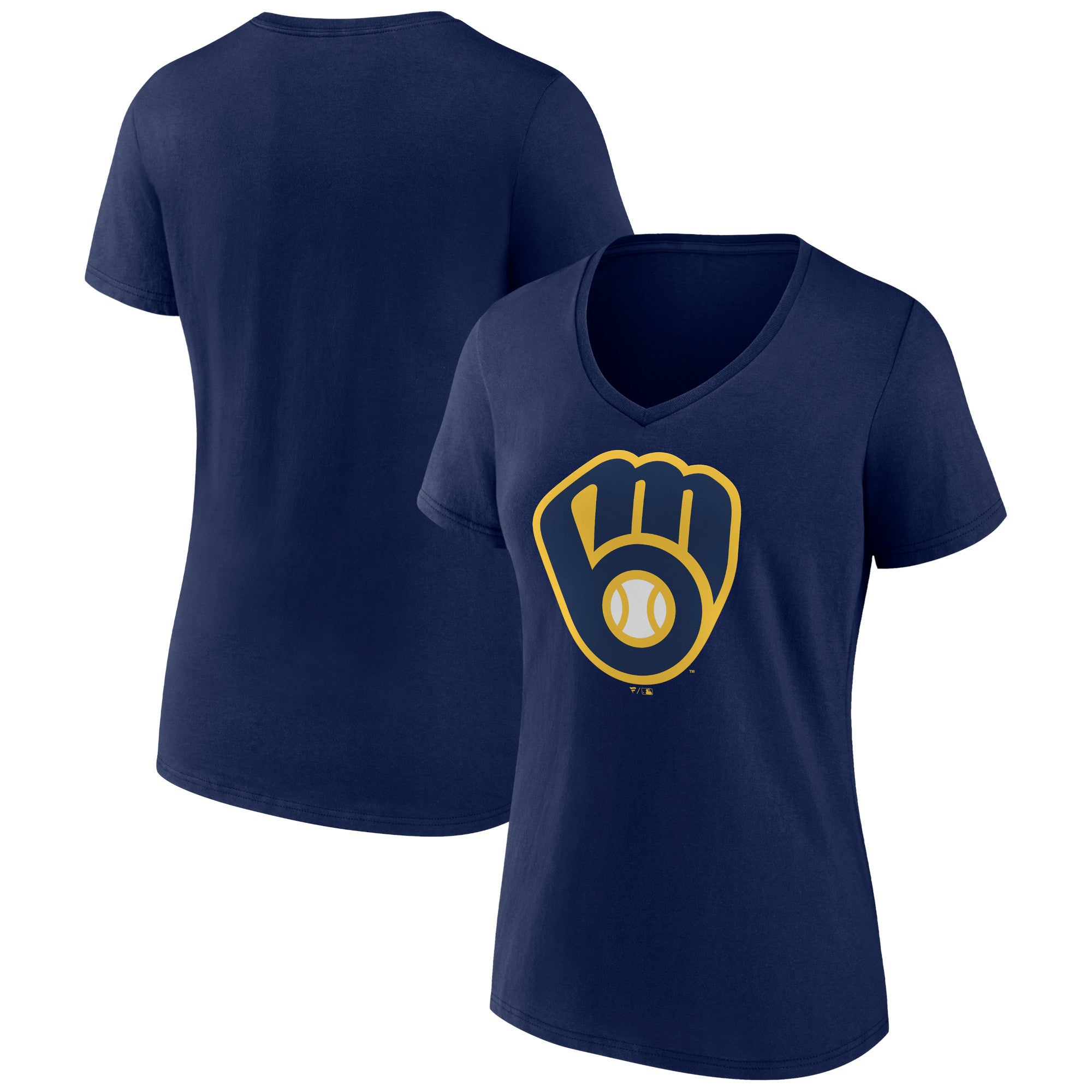 Milwaukee Brewers Fanatics Branded Women's Official Logo V