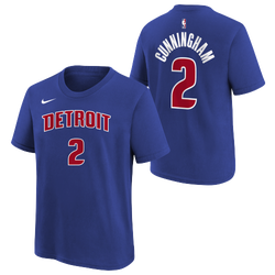 Boys' Grade School - Nike Cade Cunningham Pistons Short Sleeve T-Shirt - Blue