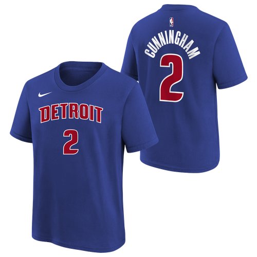  - Nike Cade Cunningham Pistons Short Sleeve T-Shirt - Blue