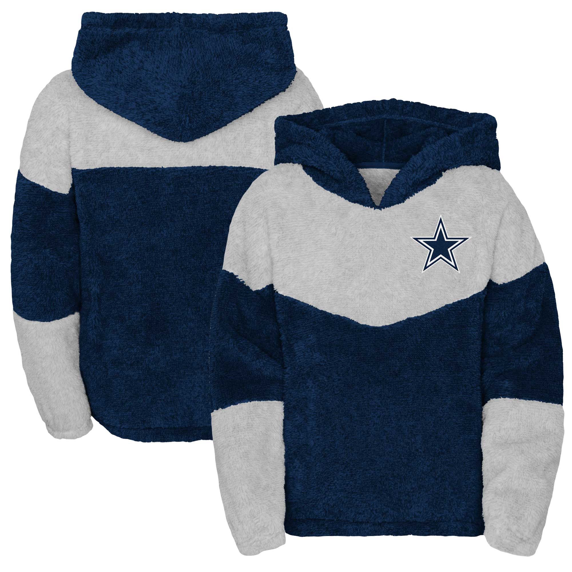 Outerstuff Cowboys Team Logo Pullover Hoodie - Boys' Grade School