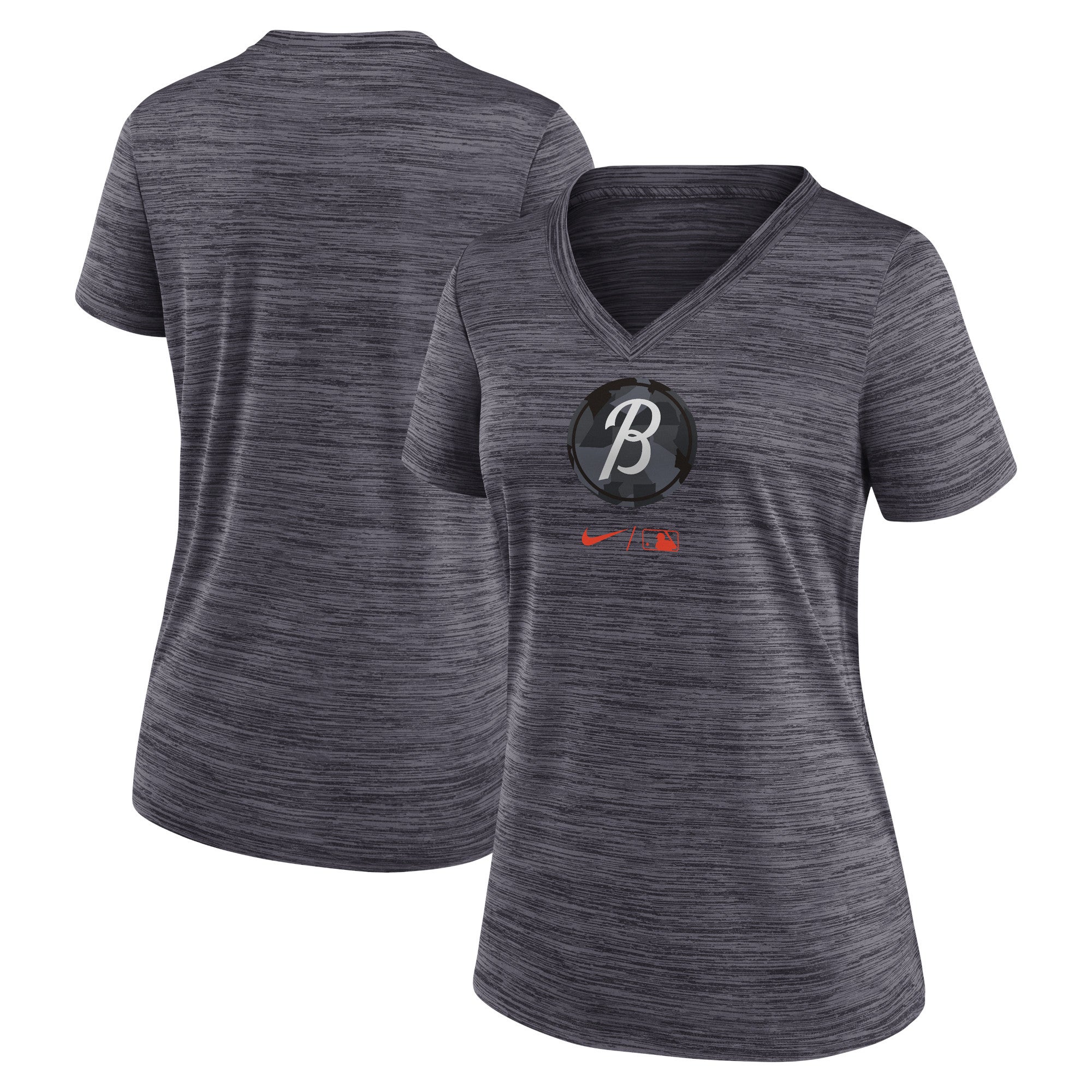 Nike Women's Nike Black Baltimore Orioles 2023 City Connect Velocity  Practice Performance V-Neck T-Shirt