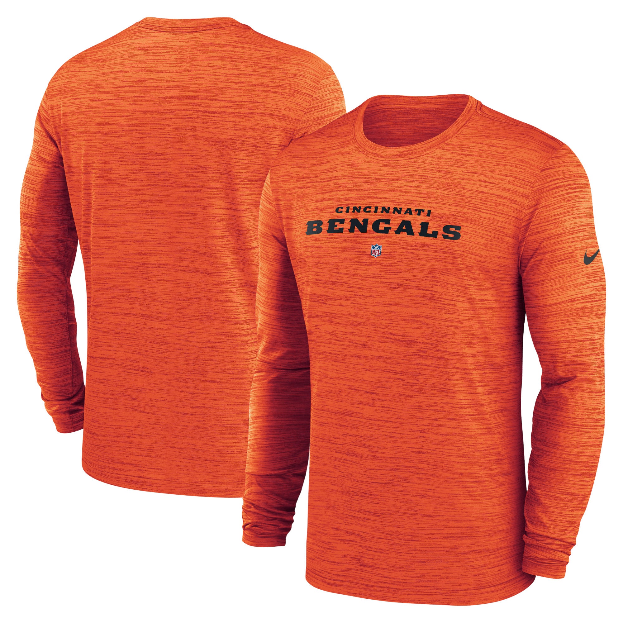 Nike Youth Cincinnati Bengals Sideline Velocity Orange T-Shirt