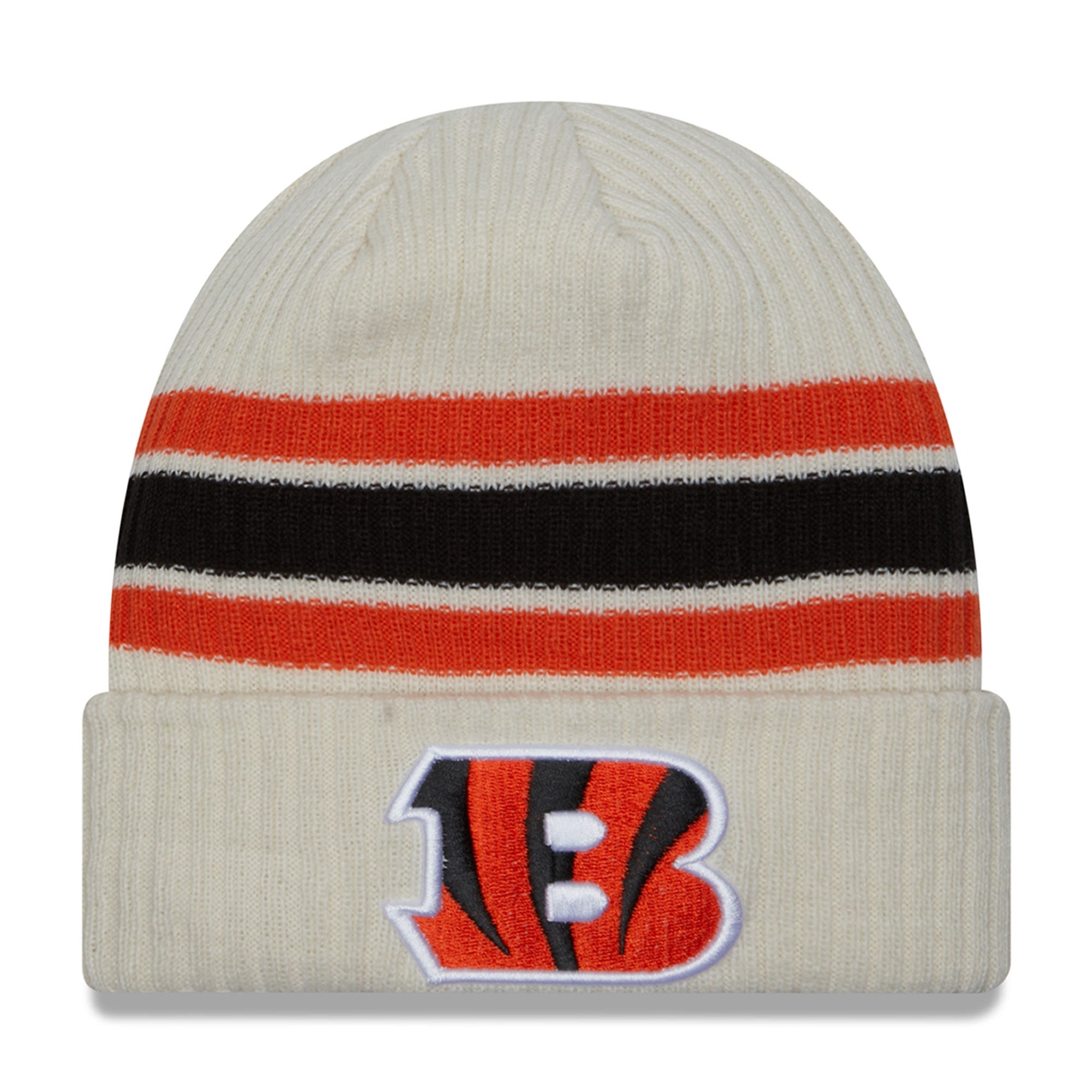 New Era / Men's Cincinnati Bengals Top Stripe Grey Knit