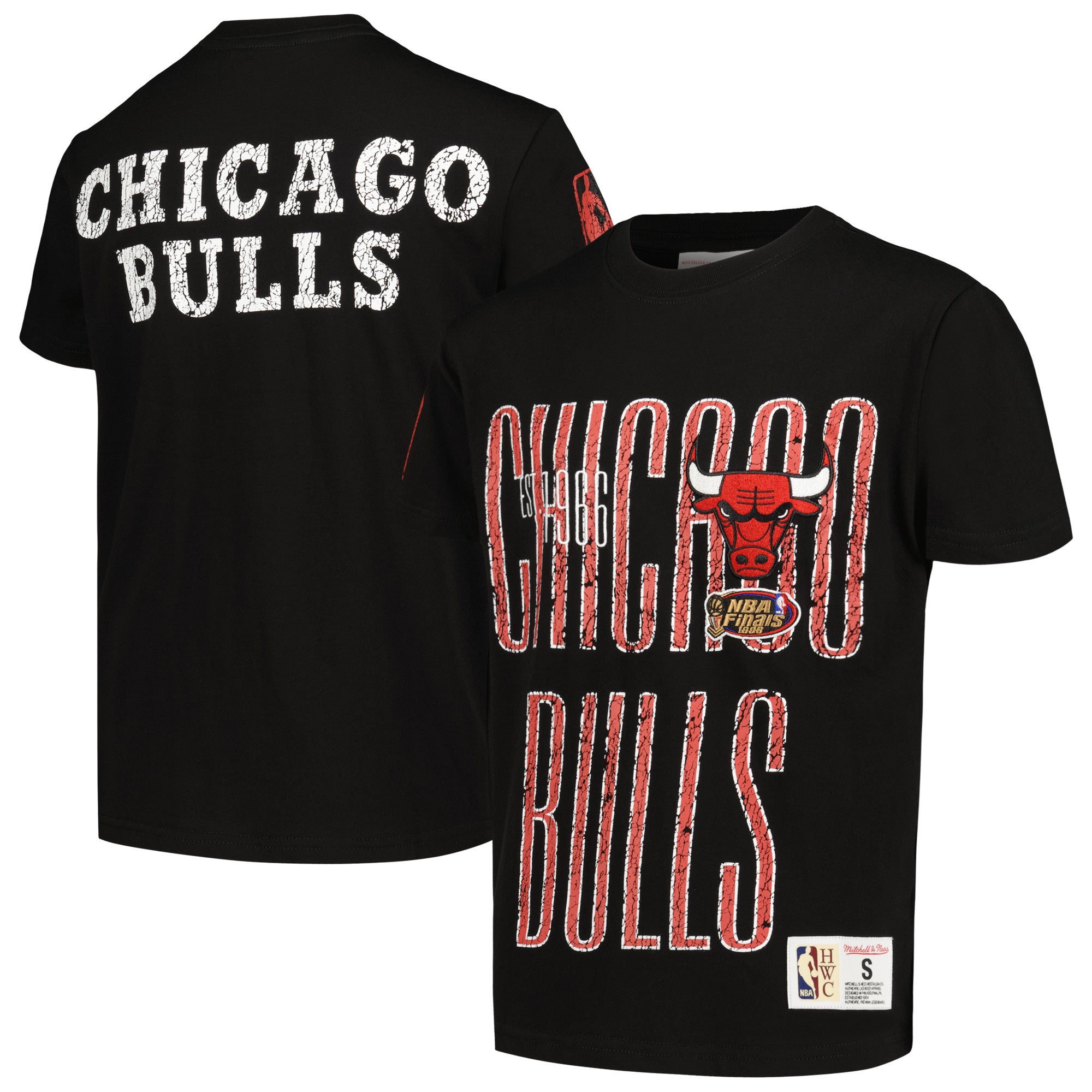 Mitchell & Ness All Over Crew 2.0 Tee Chicago Bulls