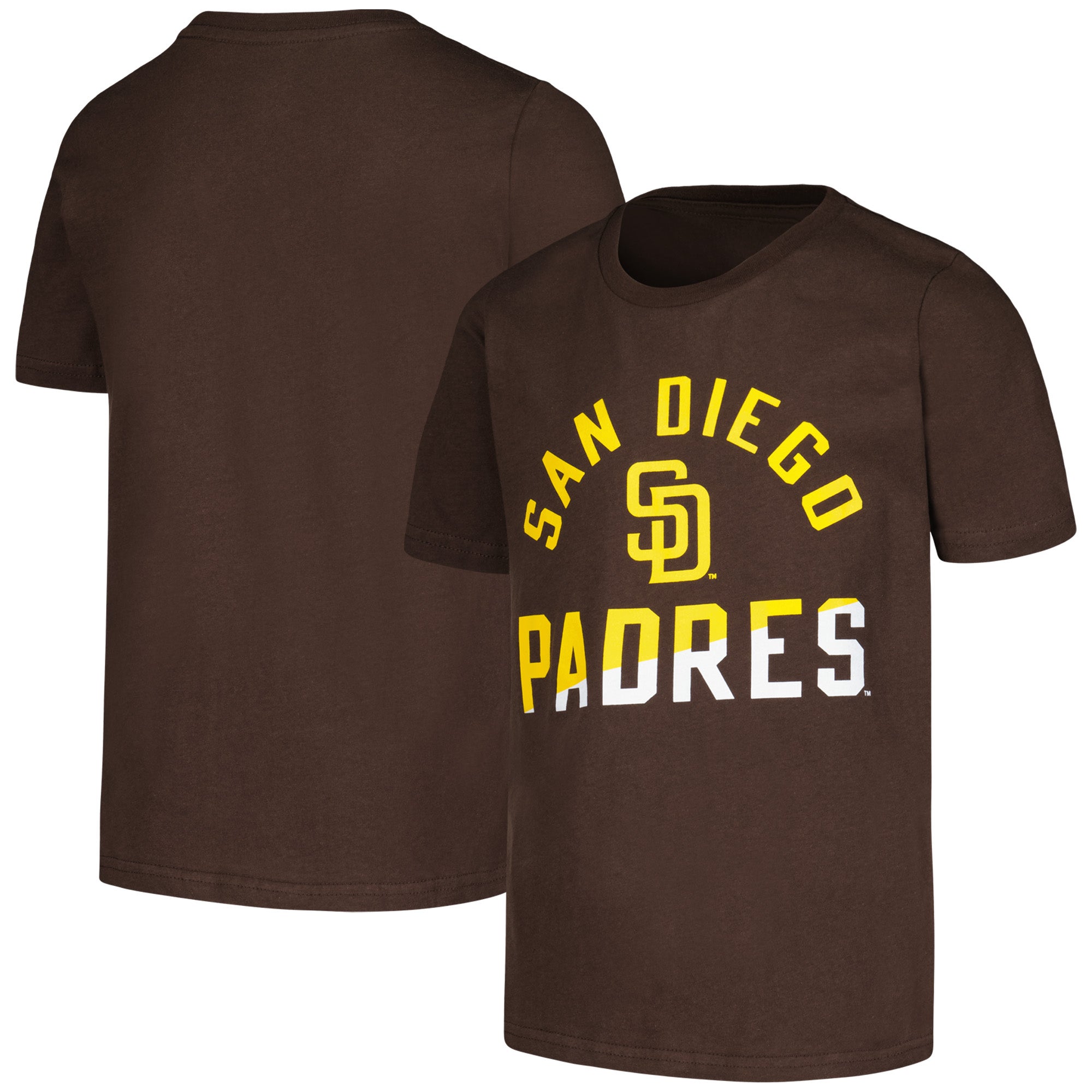 Outerstuff Youth Brown San Diego Padres Halftime T-Shirt Size: Extra Large