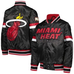 Boys' Grade School - Starter Heat Home Game Varsity Full-Snap Jacket - Black