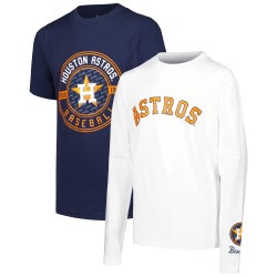 Boys' Grade School - Stitches Astros T-Shirt Combo Set - Blue