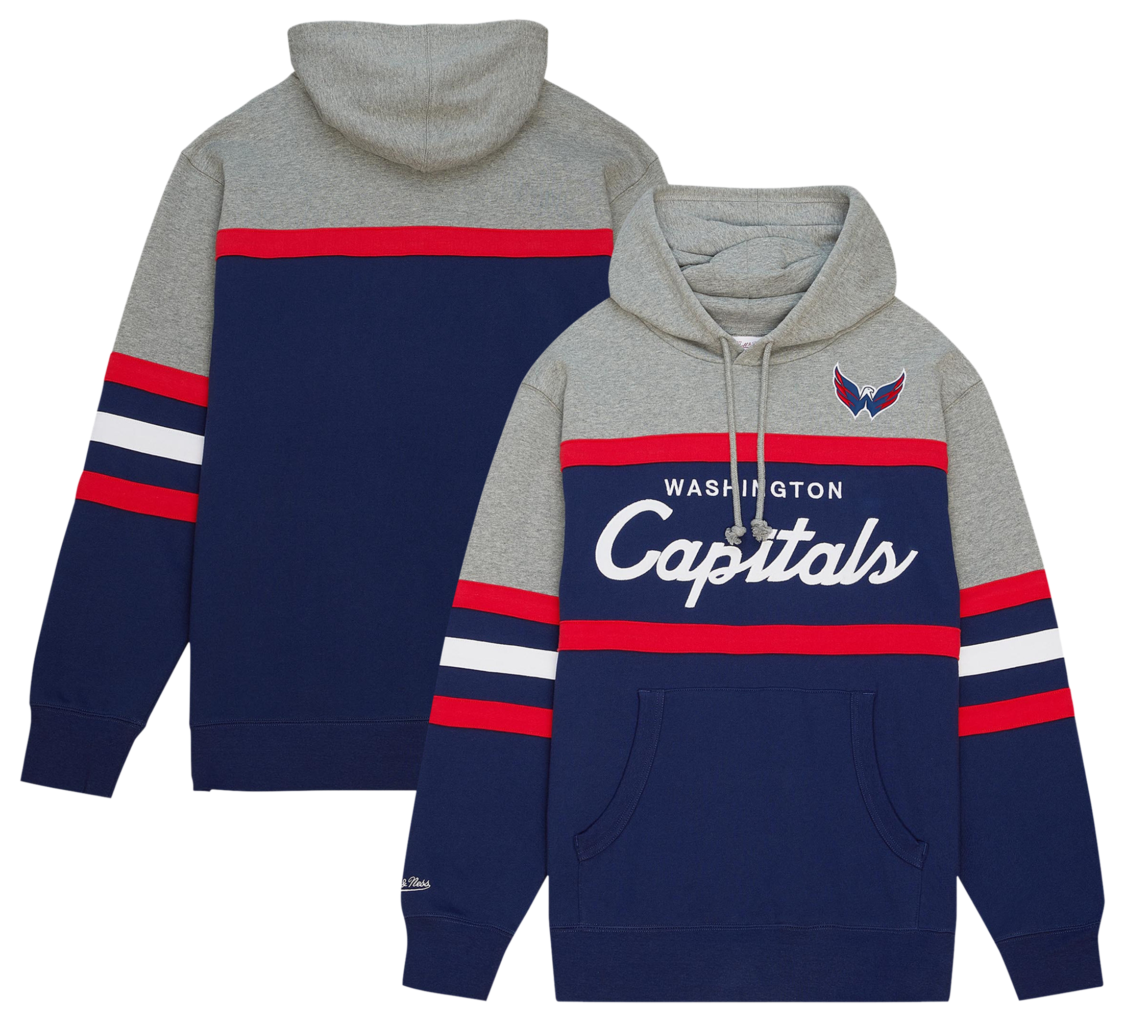 Mitchell & Ness Capitals Head Coach Pullover Hoodie - Men's