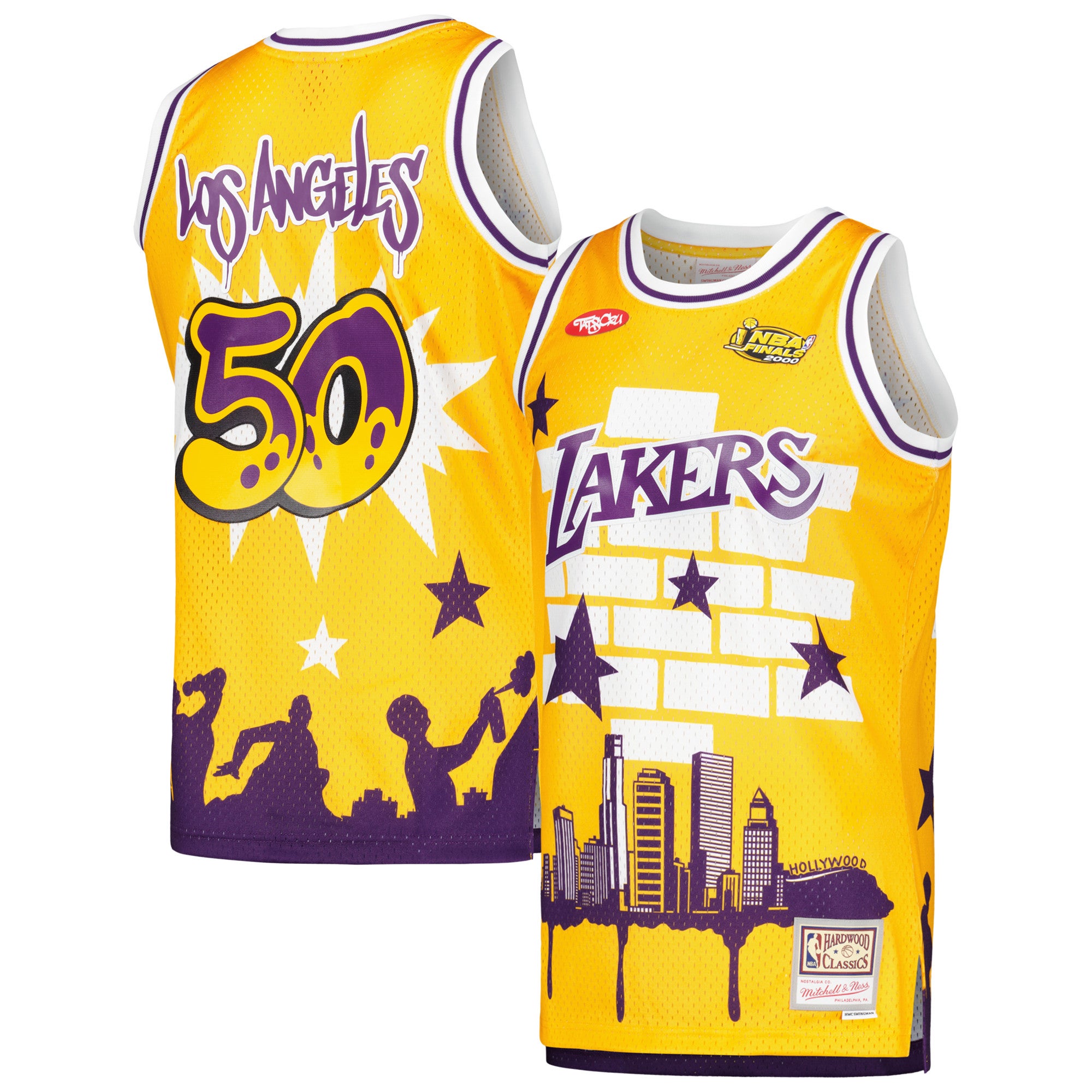 Mitchell & Ness Lakers x Tats Cru Hardwood Classics Fashion