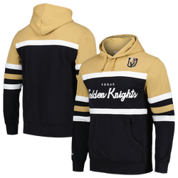 Men's - Mitchell & Ness Golden Knights Head Coach Pullover Hoodie - Black