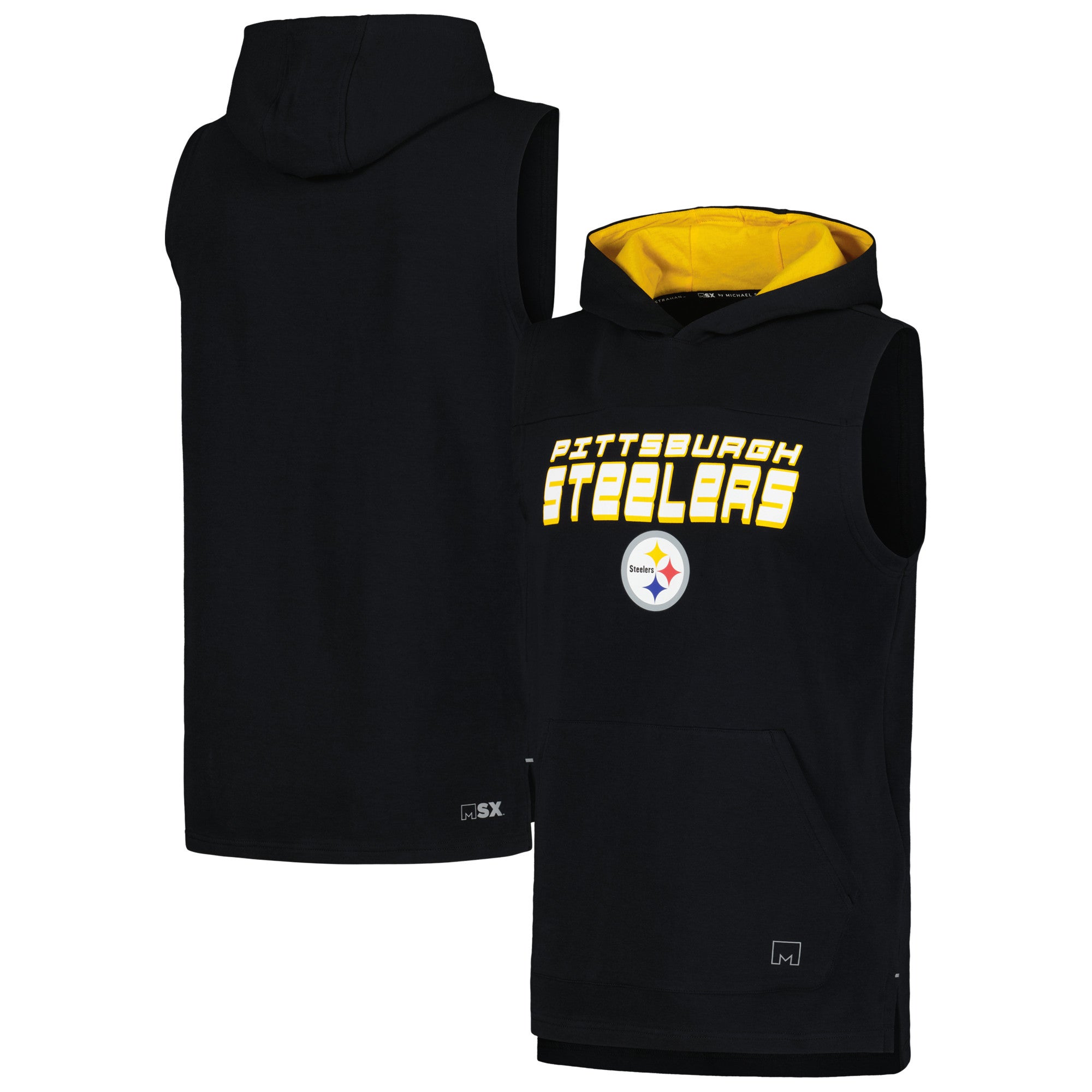 Msx By Michael Strahan Steelers Captain Sleeveless Hoodie T Shirt Foot Locker 