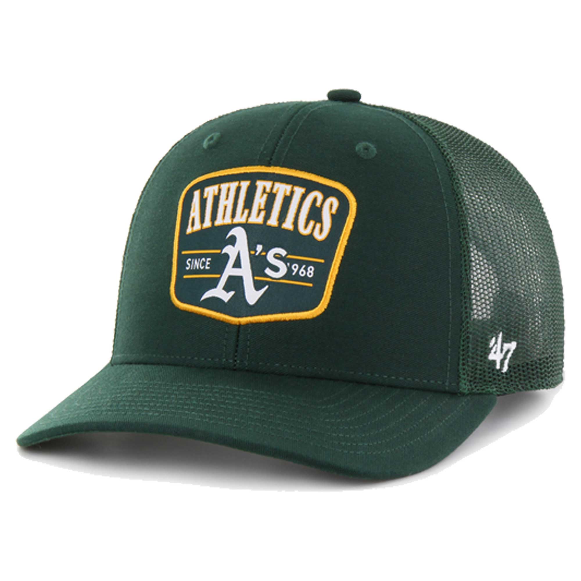 47 Brand Shoe Palace Exclusive Oakland A's Mens Trucker Hat (Black)