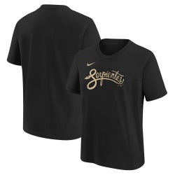 Boys' Grade School - Nike Diamondbacks City Connect Wordmark T-Shirt - Black