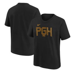 Boys' Grade School - Nike Pirates City Connect Wordmark T-Shirt - Black