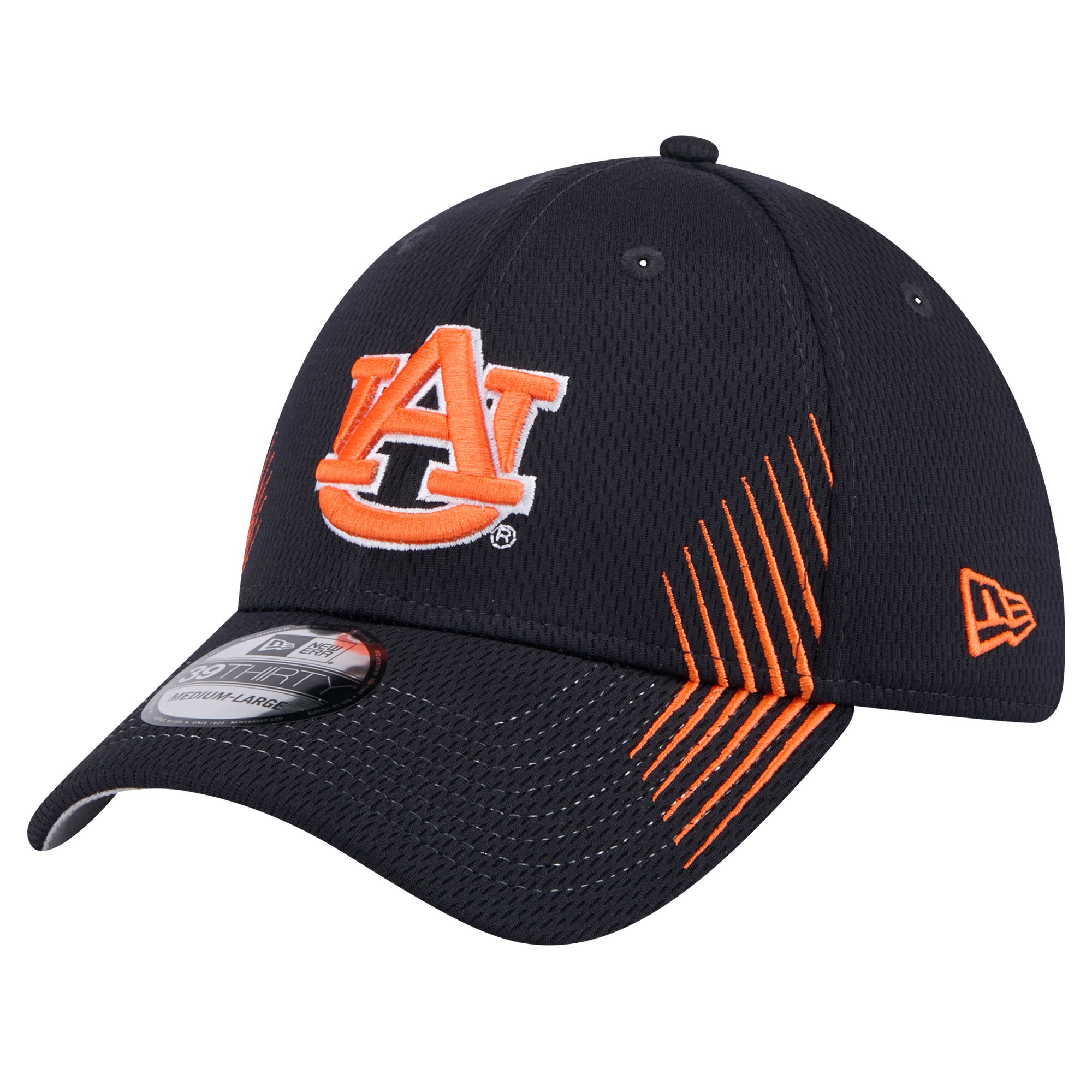 New Era Auburn Active Slash Sides 39THIRTY Flex Hat