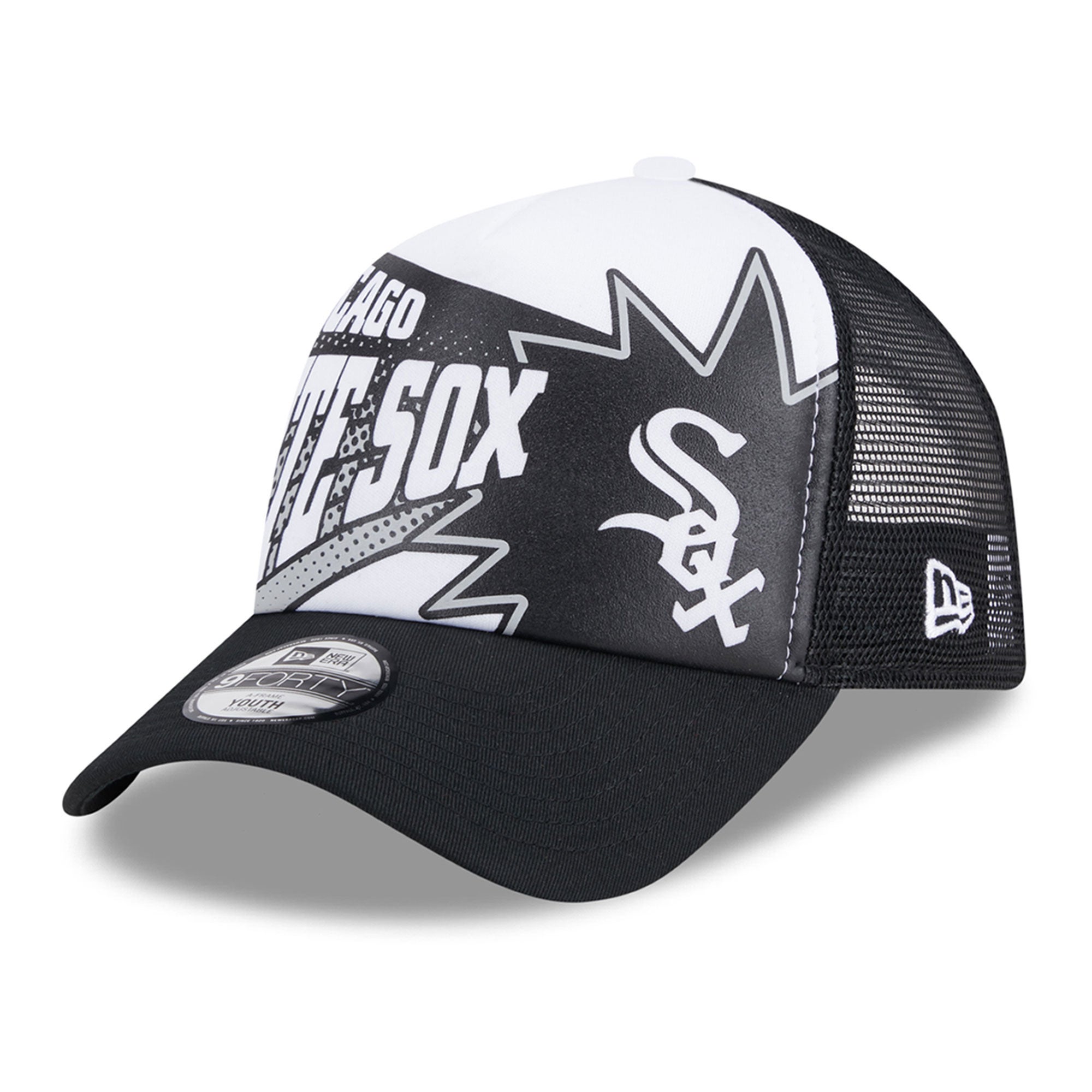 New Era White Sox Boom 9FORTY Adjustable Hat Foot Locker