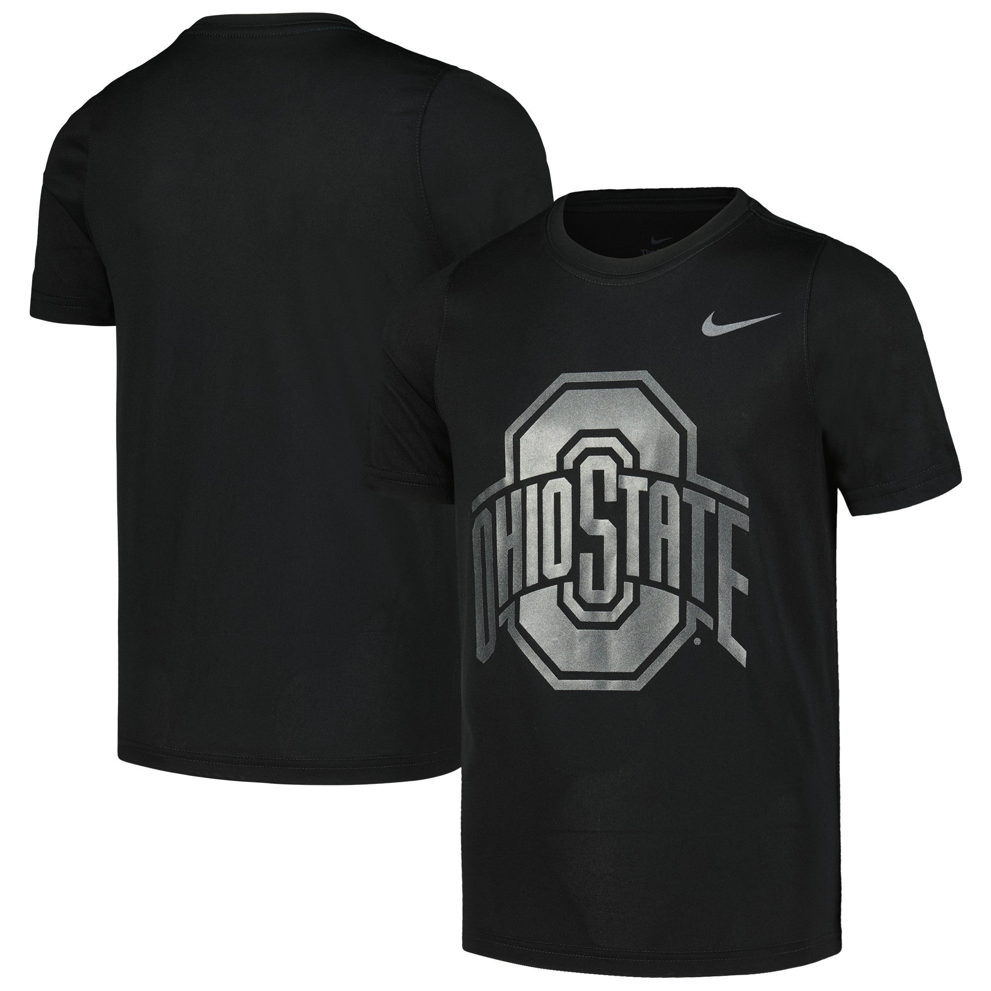 Nike Ohio State Blackout Legend T-Shirt | Kids Foot Locker