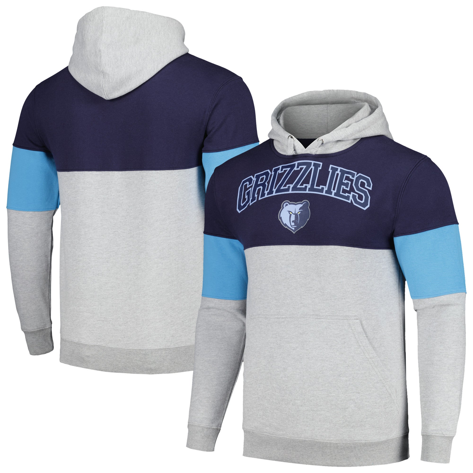 Fanatics Grizzlies Contrast Pieced Pullover Hoodie Foot Locker