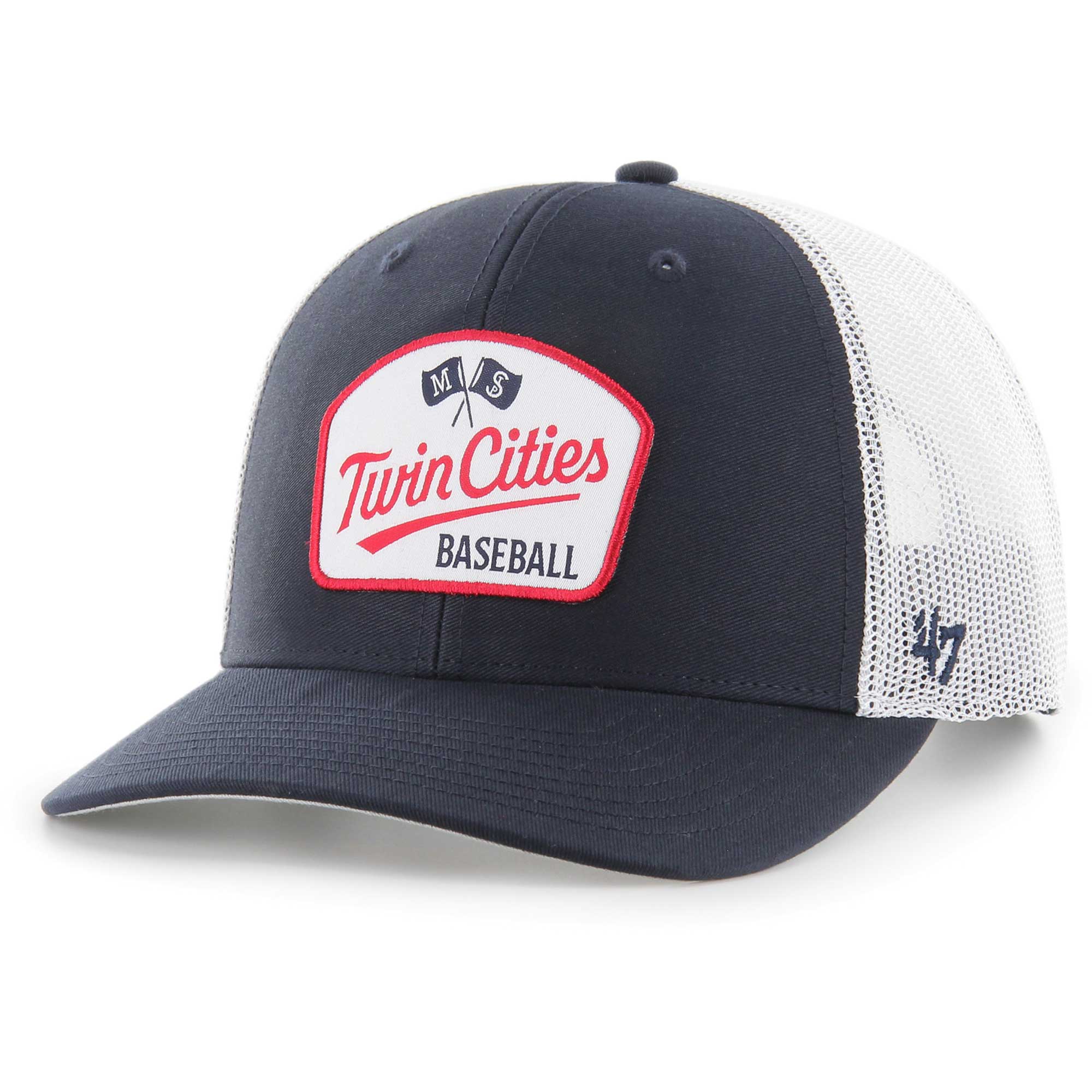 47 Brand Twins Retro Region Patch Trucker Adjustable Hat