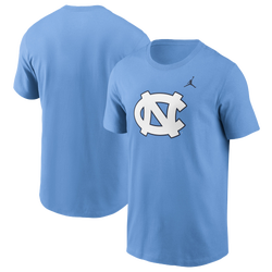 Men's - Jordan North Carolina Primetime Evergreen Logo T-Shirt - Light Blue
