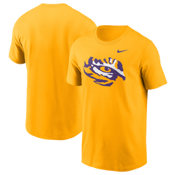 Men's - Nike LSU Primetime Evergreen Alternate Logo T-Shirt - Orange/Purple/Red