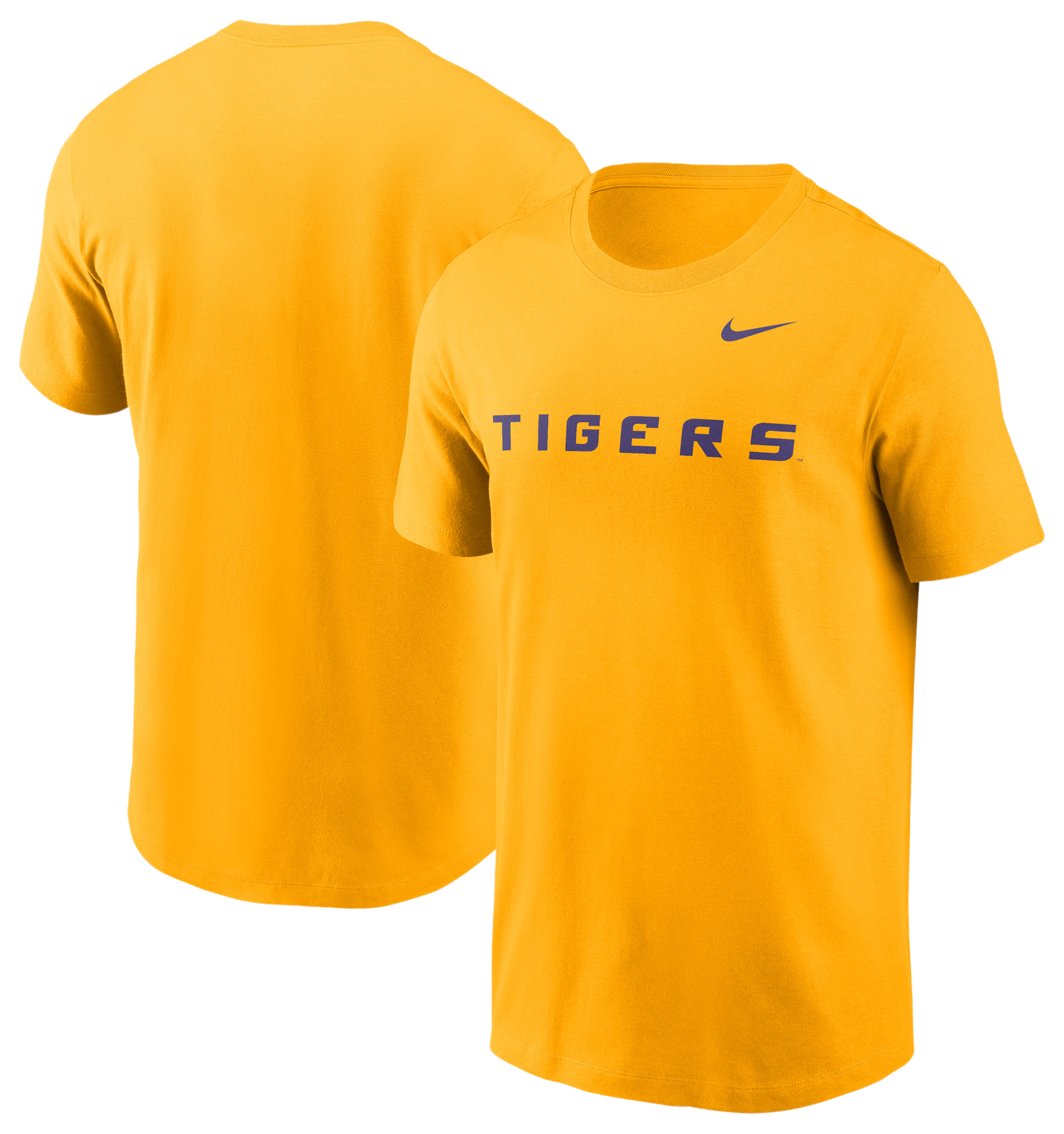 Nike LSU Primetime Evergreen Wordmark T-Shirt - Men's